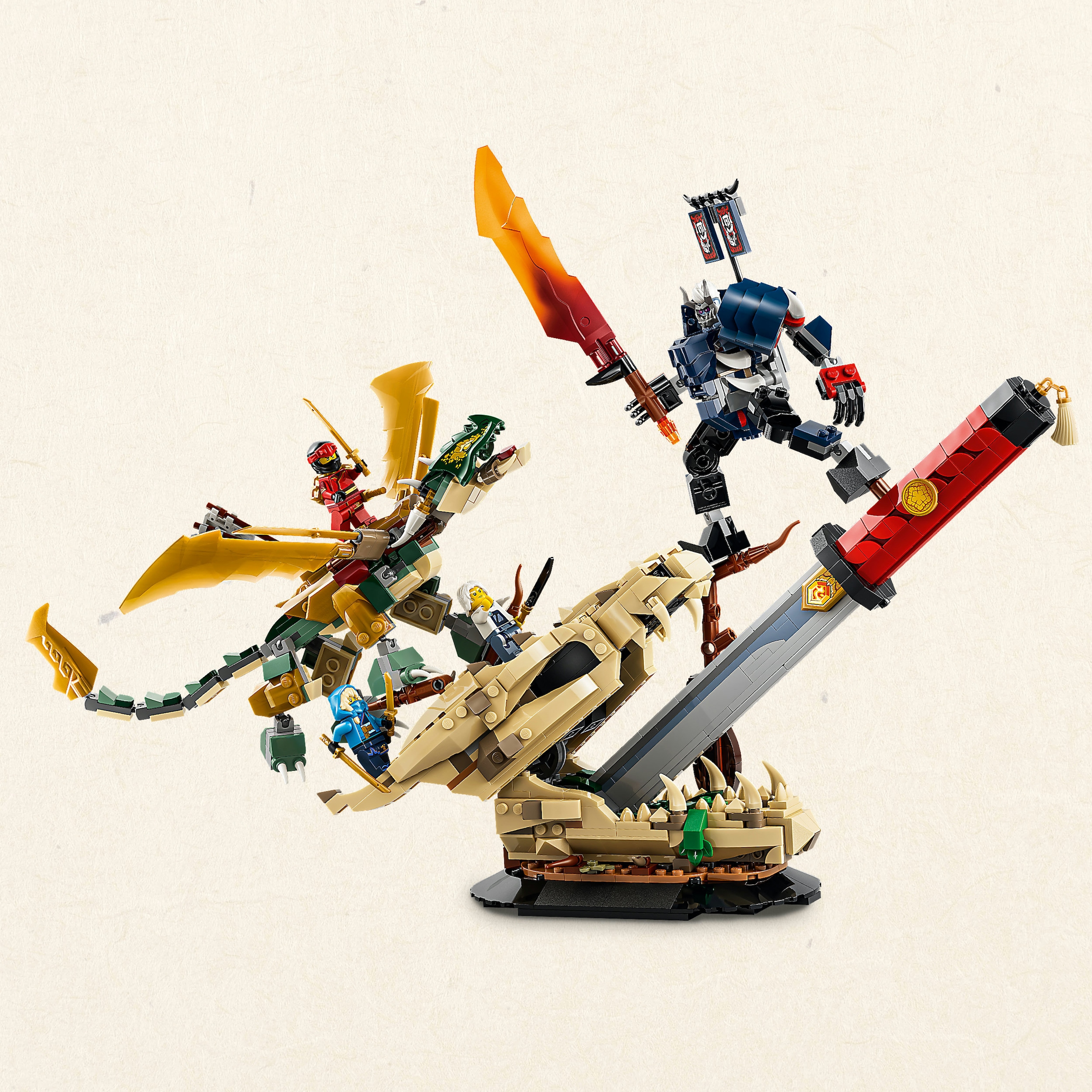 LEGO® Konstruktionsspielsteine »Showdown auf der Drachenklinge (71871), LEGO Ninjago« Made in Europe