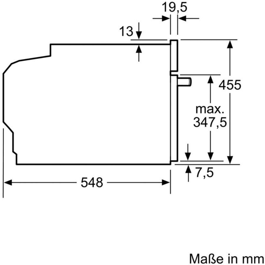 SIEMENS Pyrolyse Backofen »CB674GBS3«, CB674GBS3, mit Teleskopauszug nachrüstbar, Aqua-Reinigungsfunktion