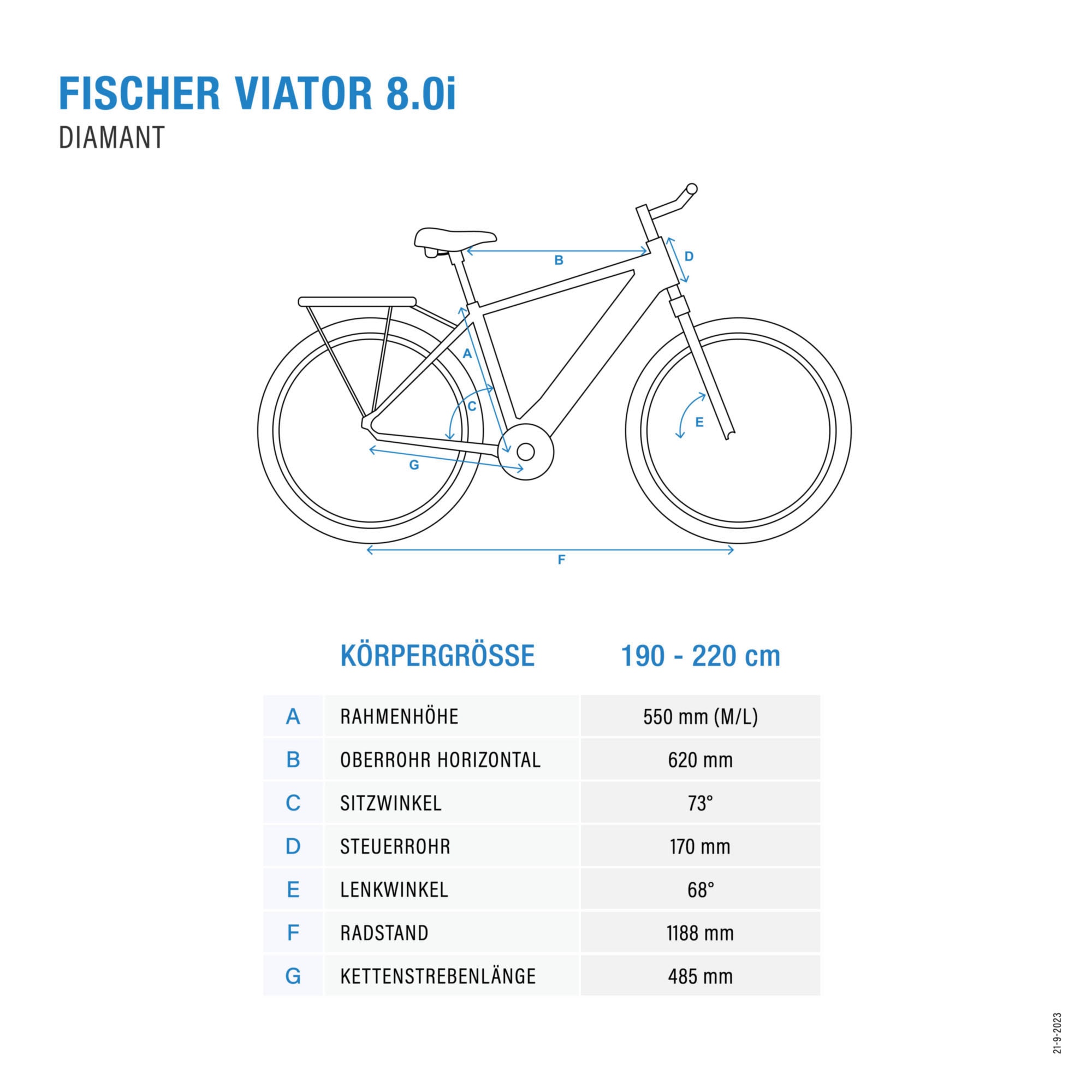 FISCHER Fahrrad E-Bike »VIATOR 8.0I 711 55«, 12 Gang, SX 11-50 Kettenschaltung, (mit Faltschloss), Pedelec, Elektrofahrrad für Damen u. Herren, Trekkingrad