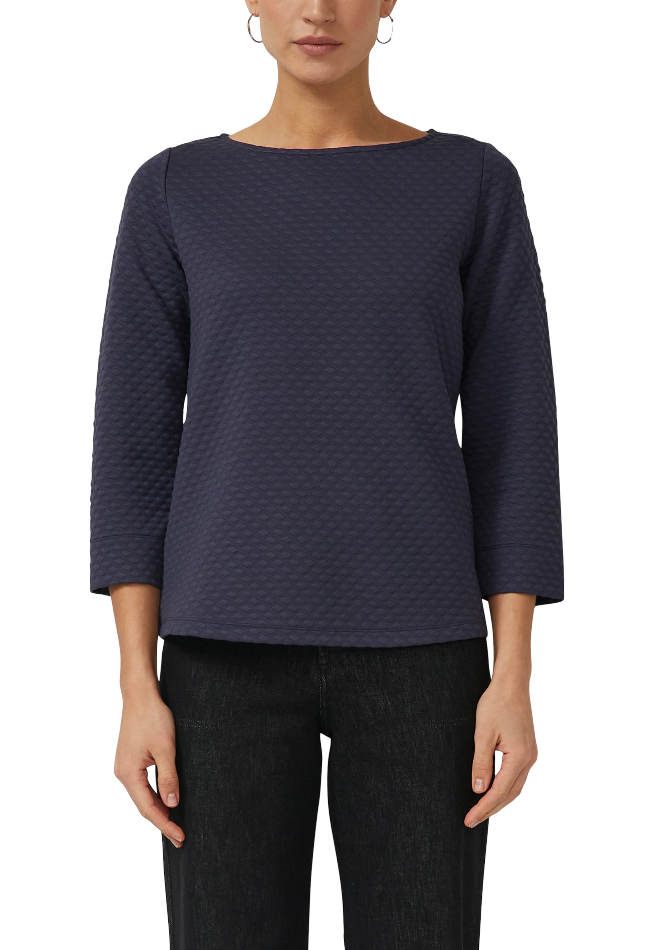 s.Oliver BLACK LABEL Sweatshirt , im Relaxed Fit mit U-Boot-Ausschnitt
