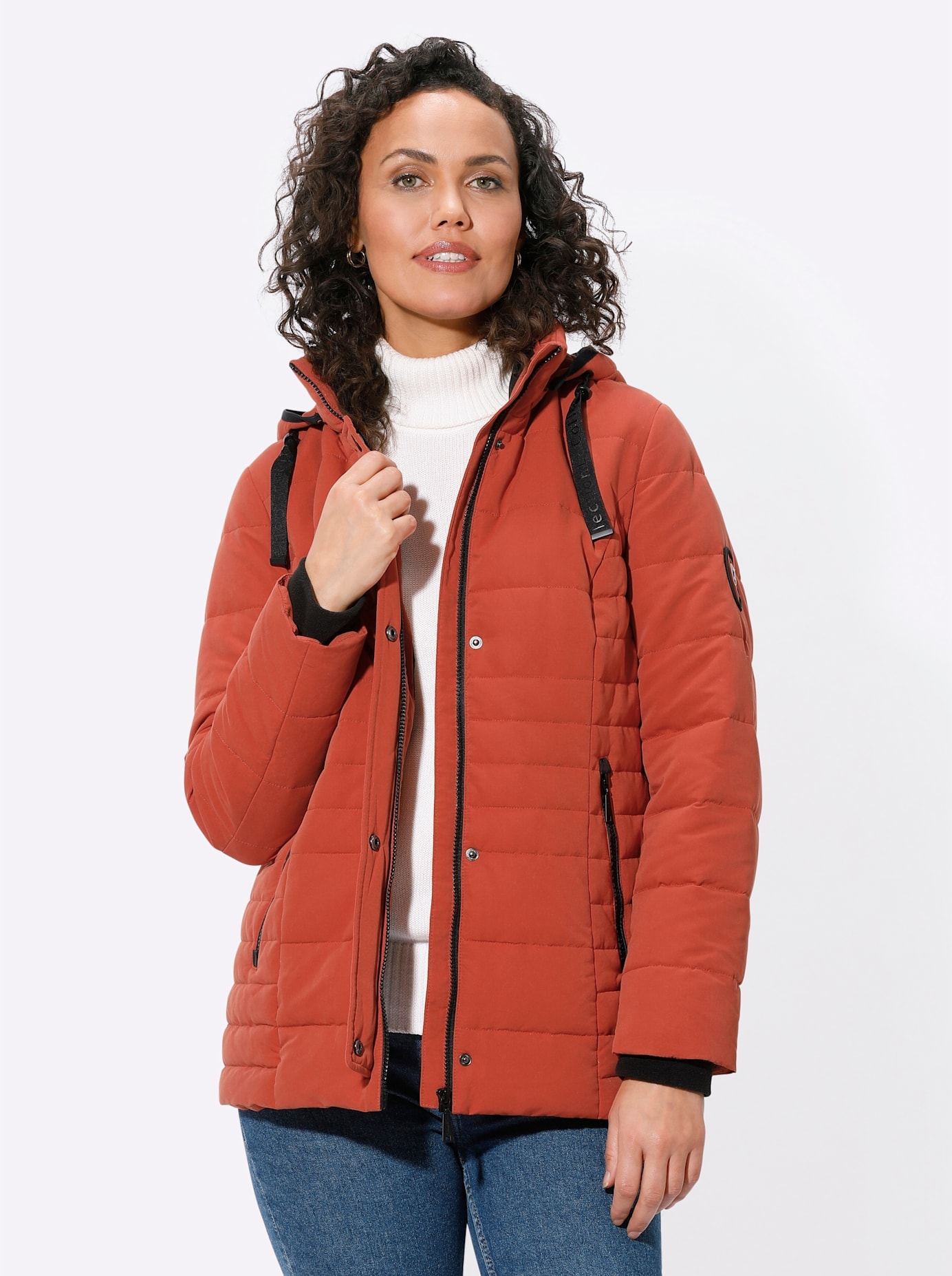 Casual Looks Steppjacke, mit Kapuze