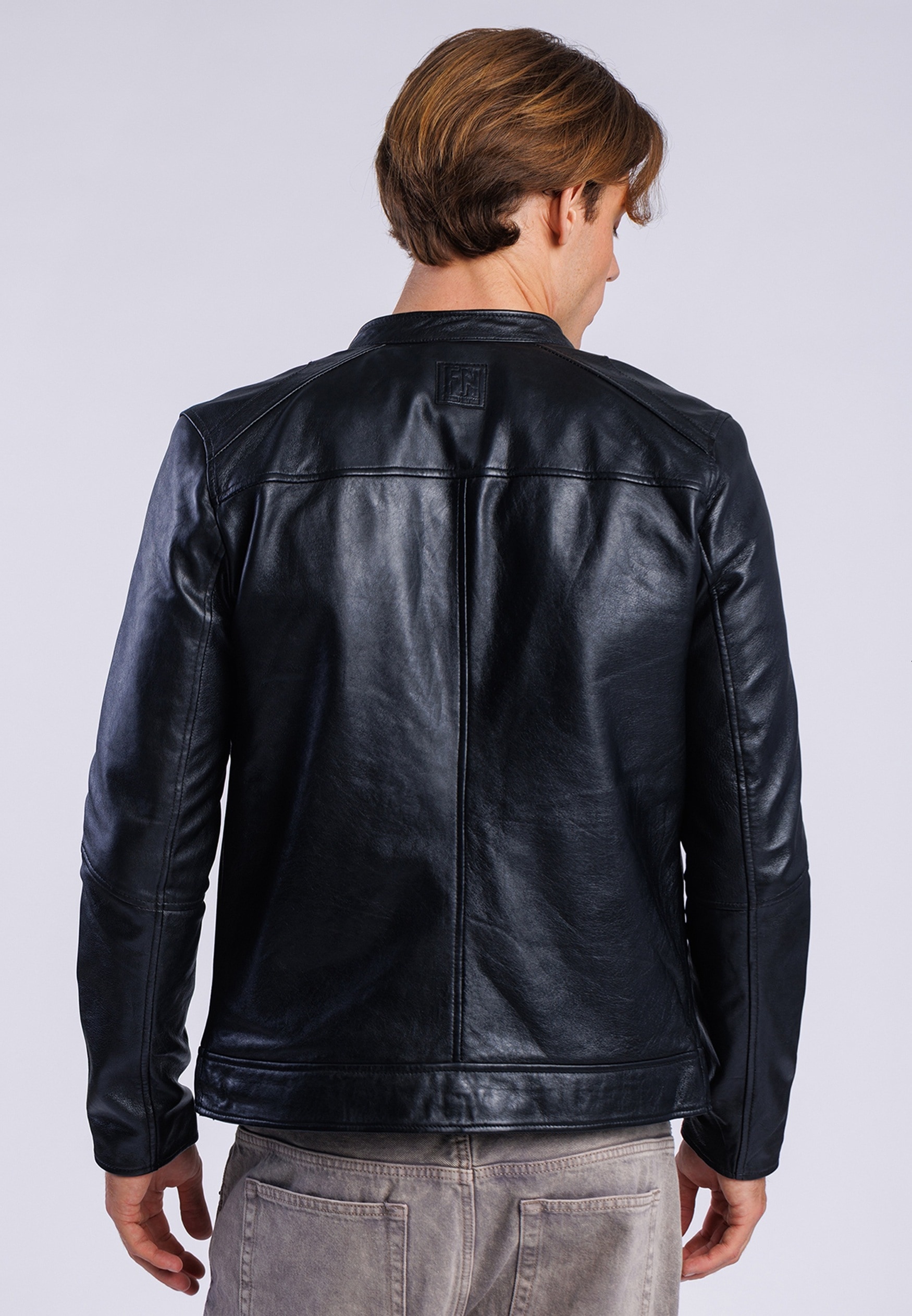 Freaky Nation Lederjacke »Lucky Jim-FN NYV«