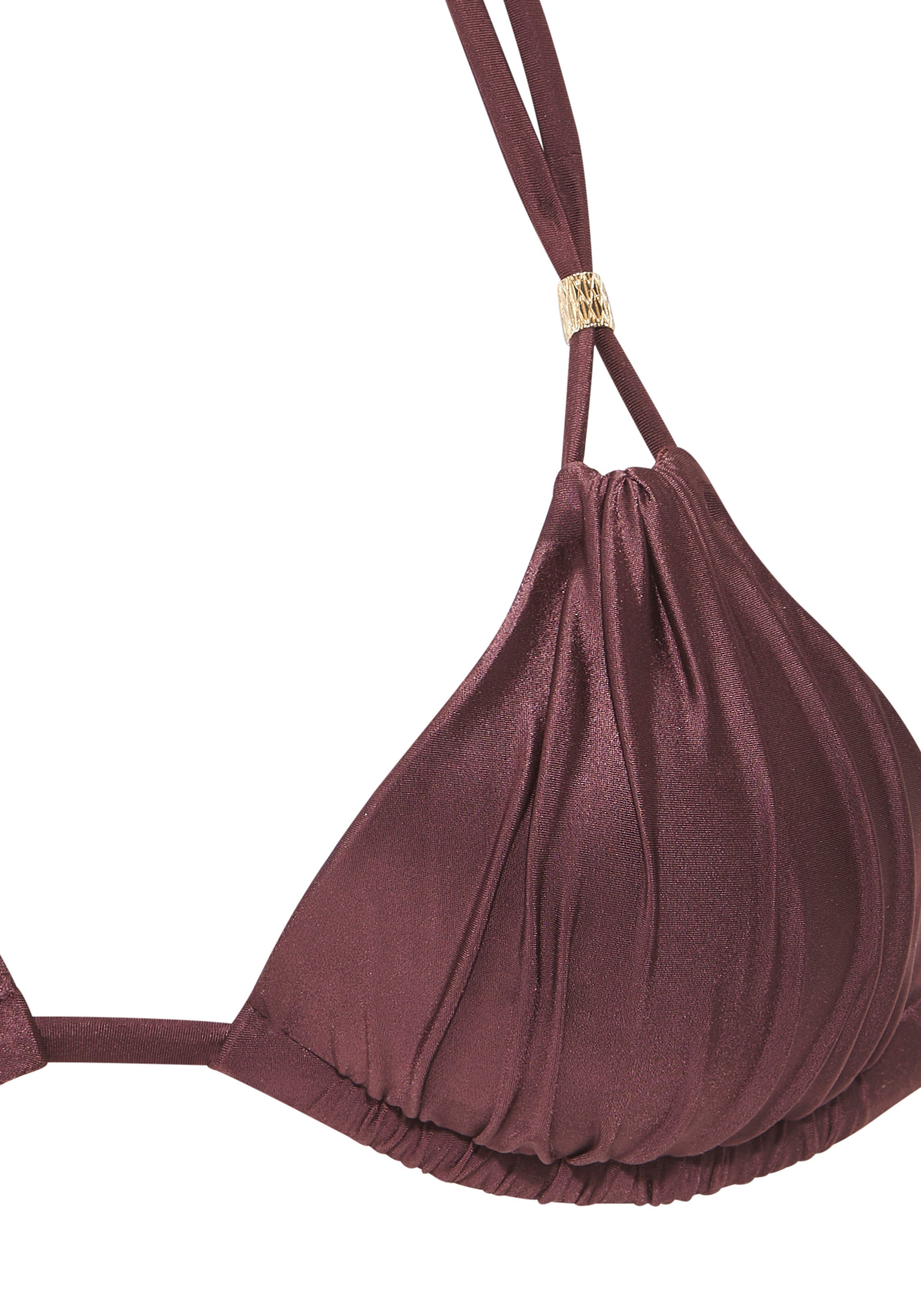 Bruno Banani Triangel-Bikini aus edel glänzender Ware
