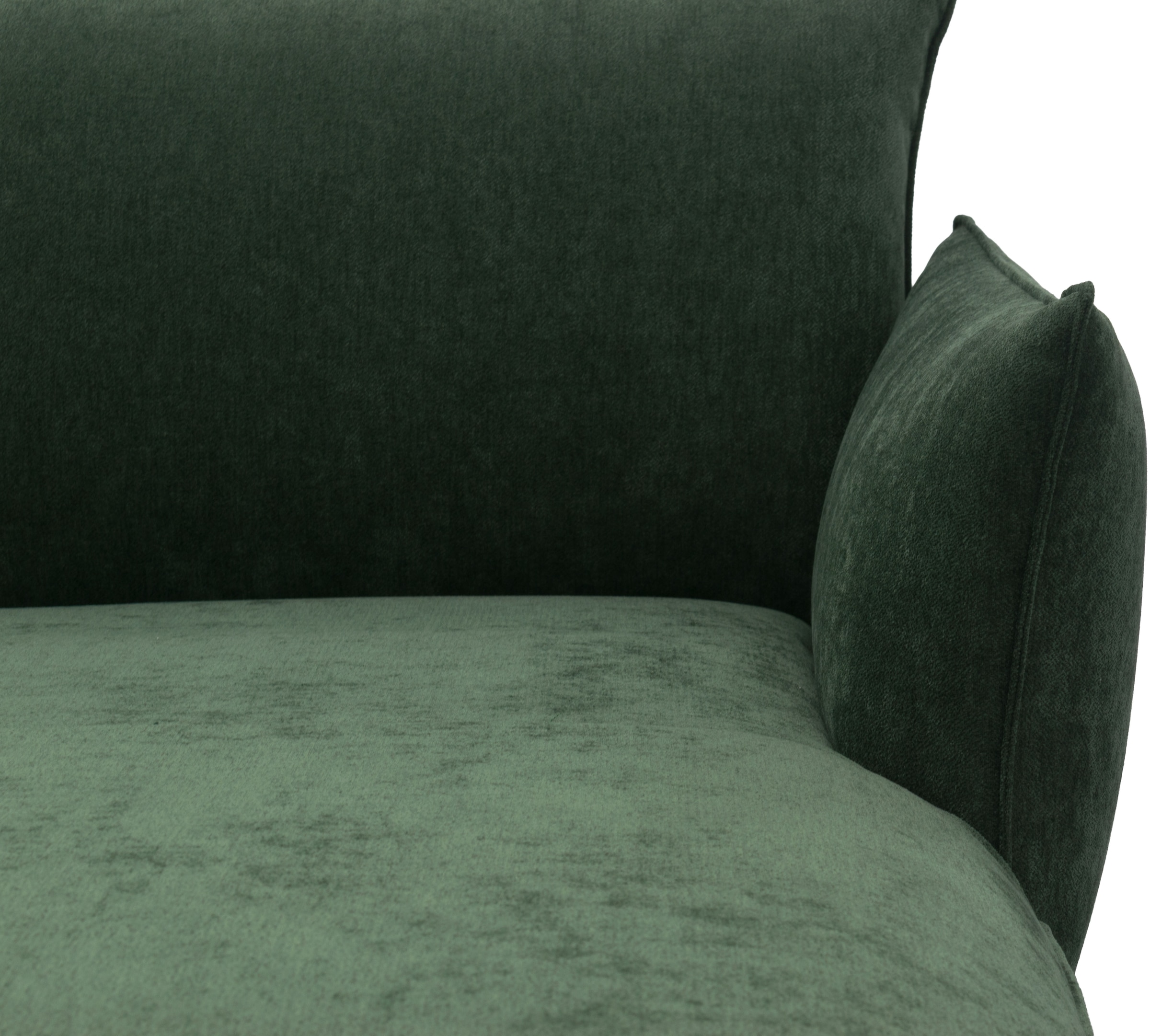 DOMO collection Ecksofa »Leuven kompakte Stellmaße, Breite 200 cm, schmale Armlehnen, L-Form« angenehm feste Polsterung, bodenfrei, 19 cm hohe Holzfüße