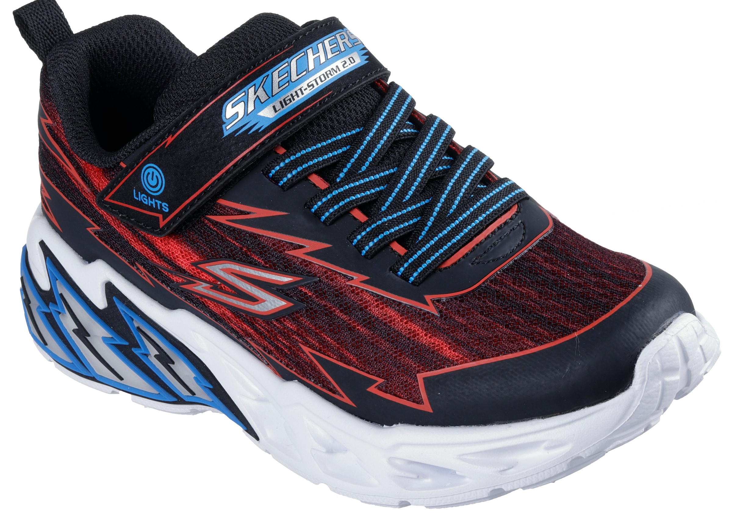 Skechers Sneaker »LIGHT STORM 2.0«,Blink.-Klettschuh mit S-Logo, Größenschablone zum Download