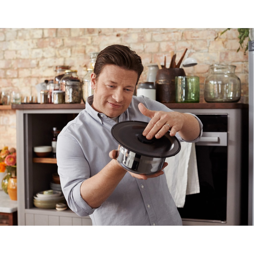 Tefal Pfannen-Set »Ingenio by Jamie Oliver«, Edelstahl, (Set, 5 tlg.)