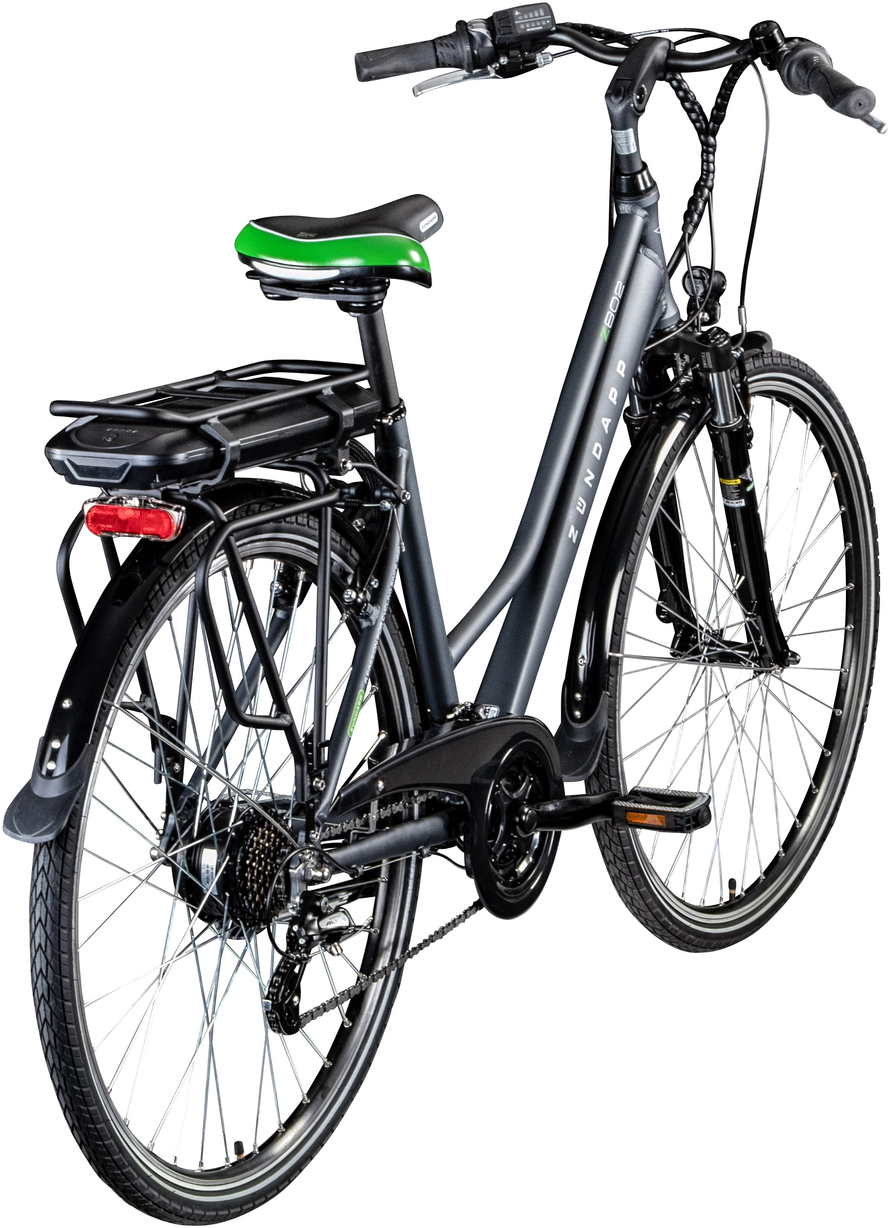 Zündapp E-Bike »Z802 Damen«, 21 Gang, Shimano, Altus RD-M310, Heckmotor 250 W, Pedelec, Elektrofahrrad für Damen, Trekkingrad