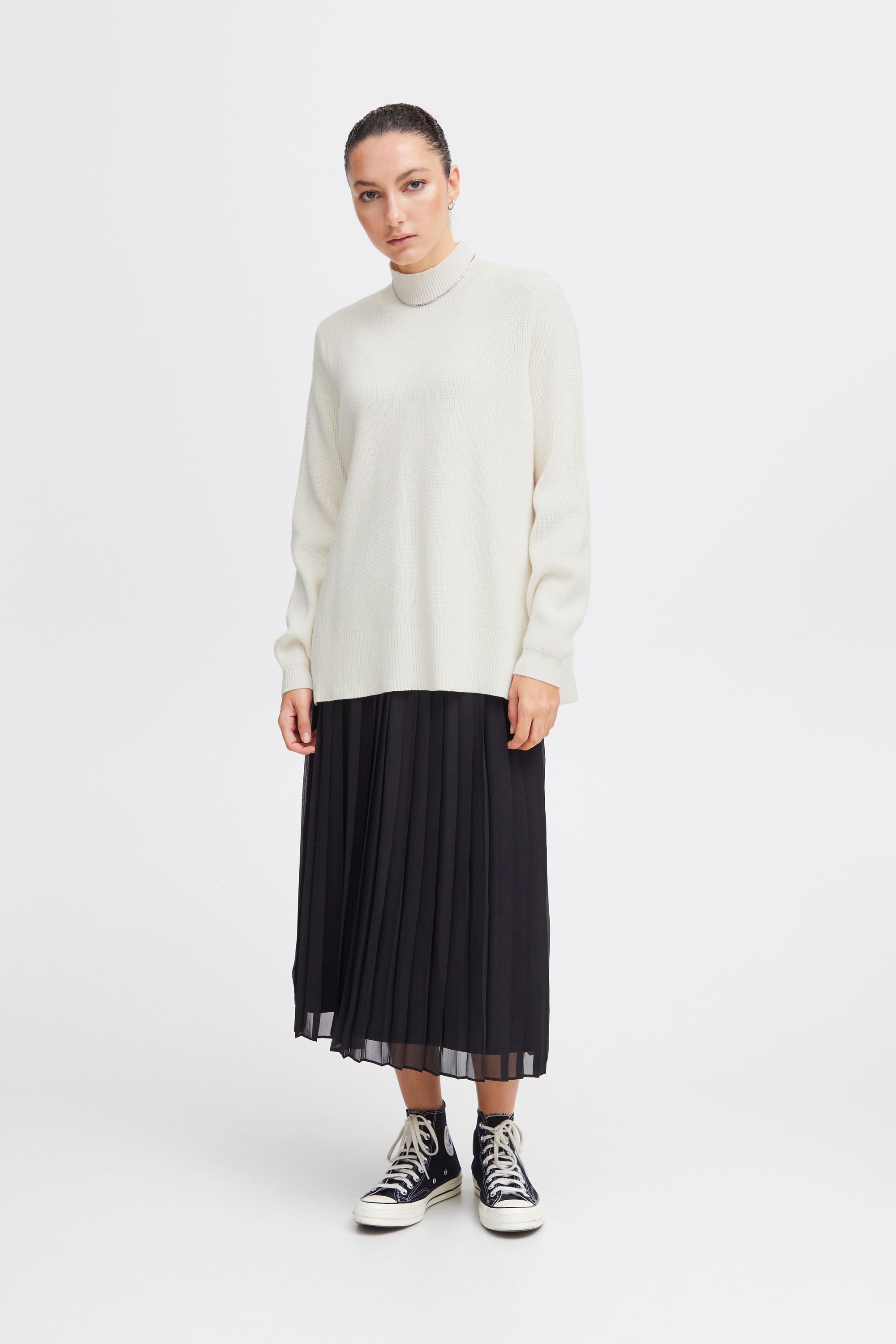 Ichi Strickfleece-Pullover »Strickpullover IHBoston«