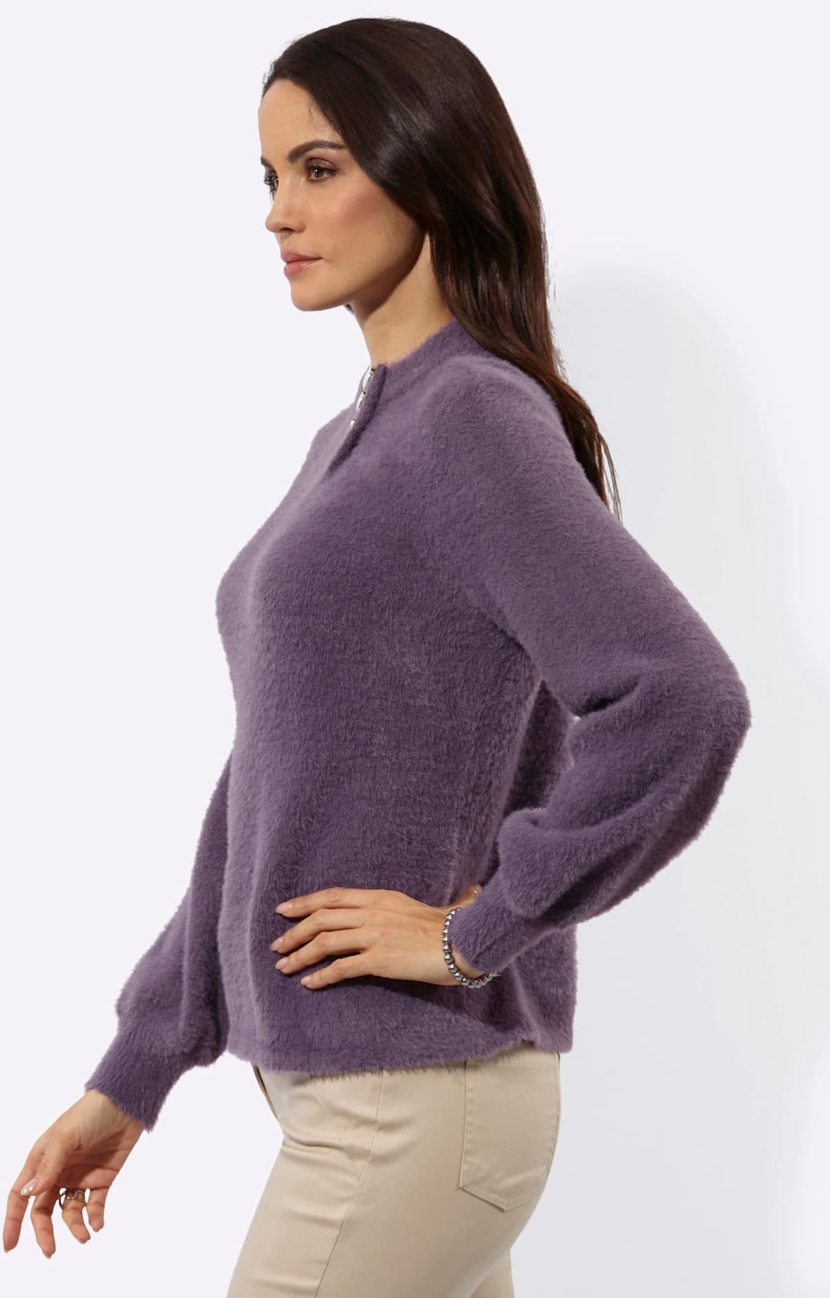 creation L Stehkragenpullover »Pullover«