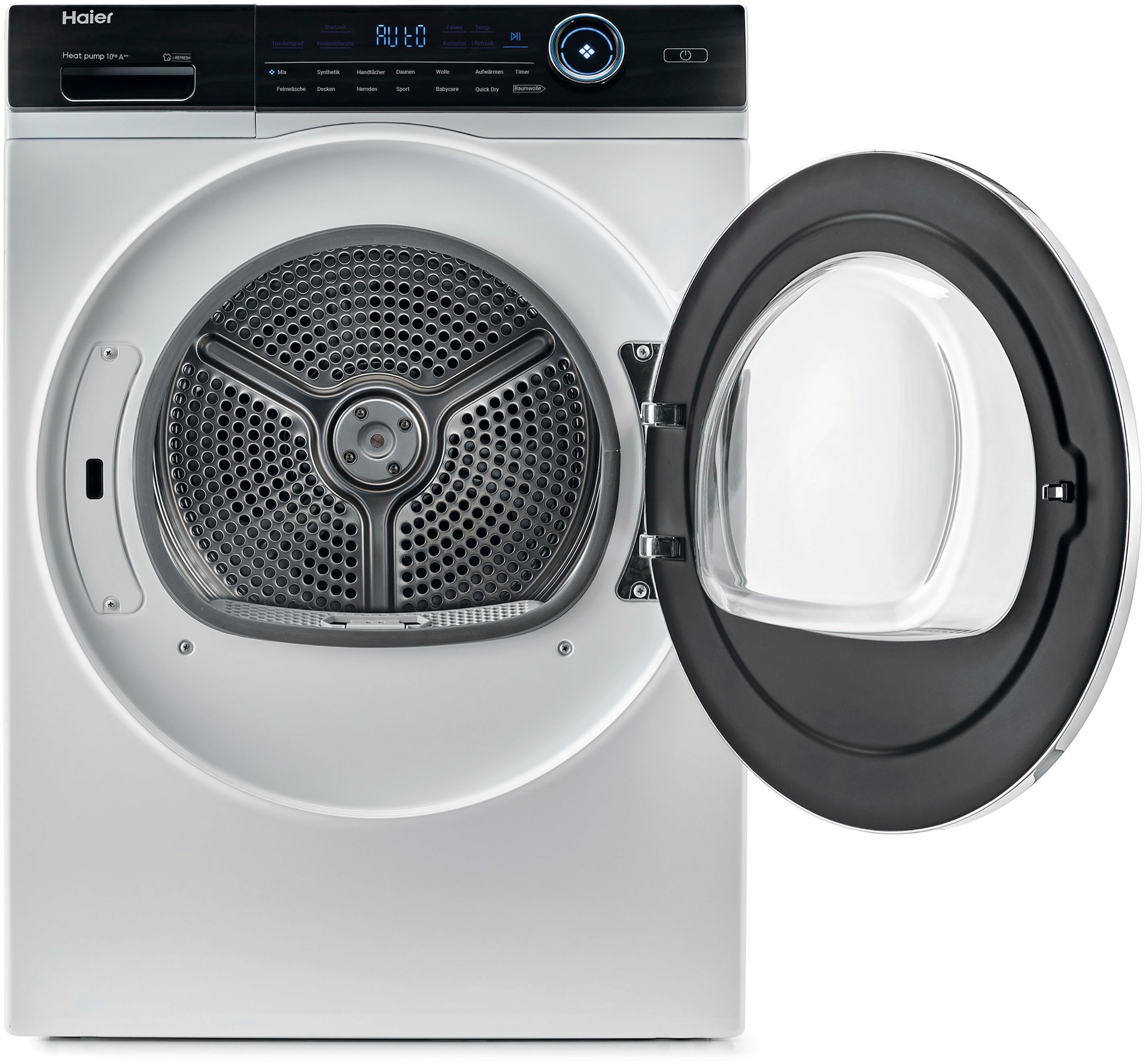 Haier Wärmepumpentrockner »HD100-A2979N«, 10 kg, 10 kg, A++, Auffrischen mit Dampf: i-Refresh, Pillow-Schontrommel