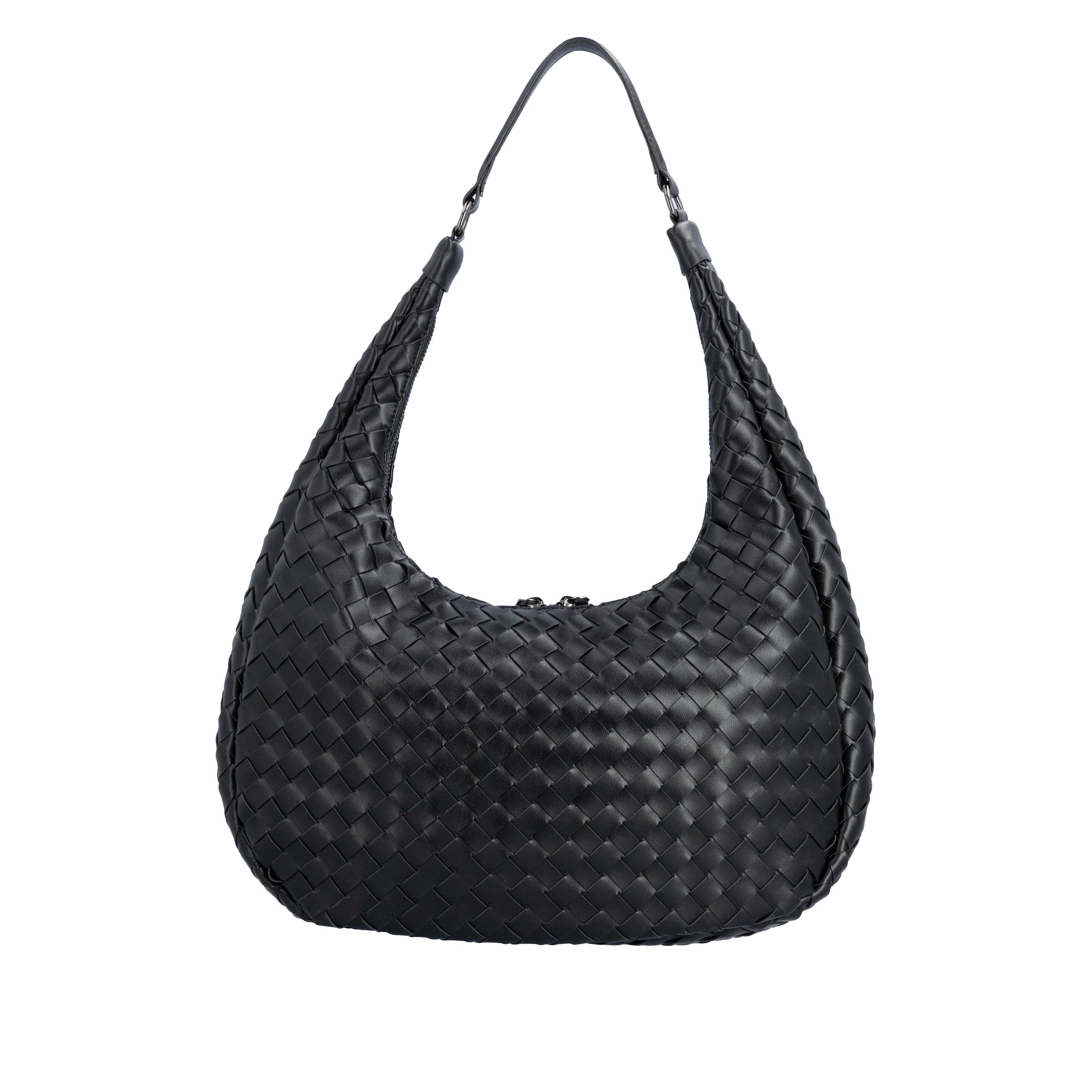 Remonte Hobo Beuteltasche, Handtasche in Flecht-Optik, mit kurzem Umhängeriemen