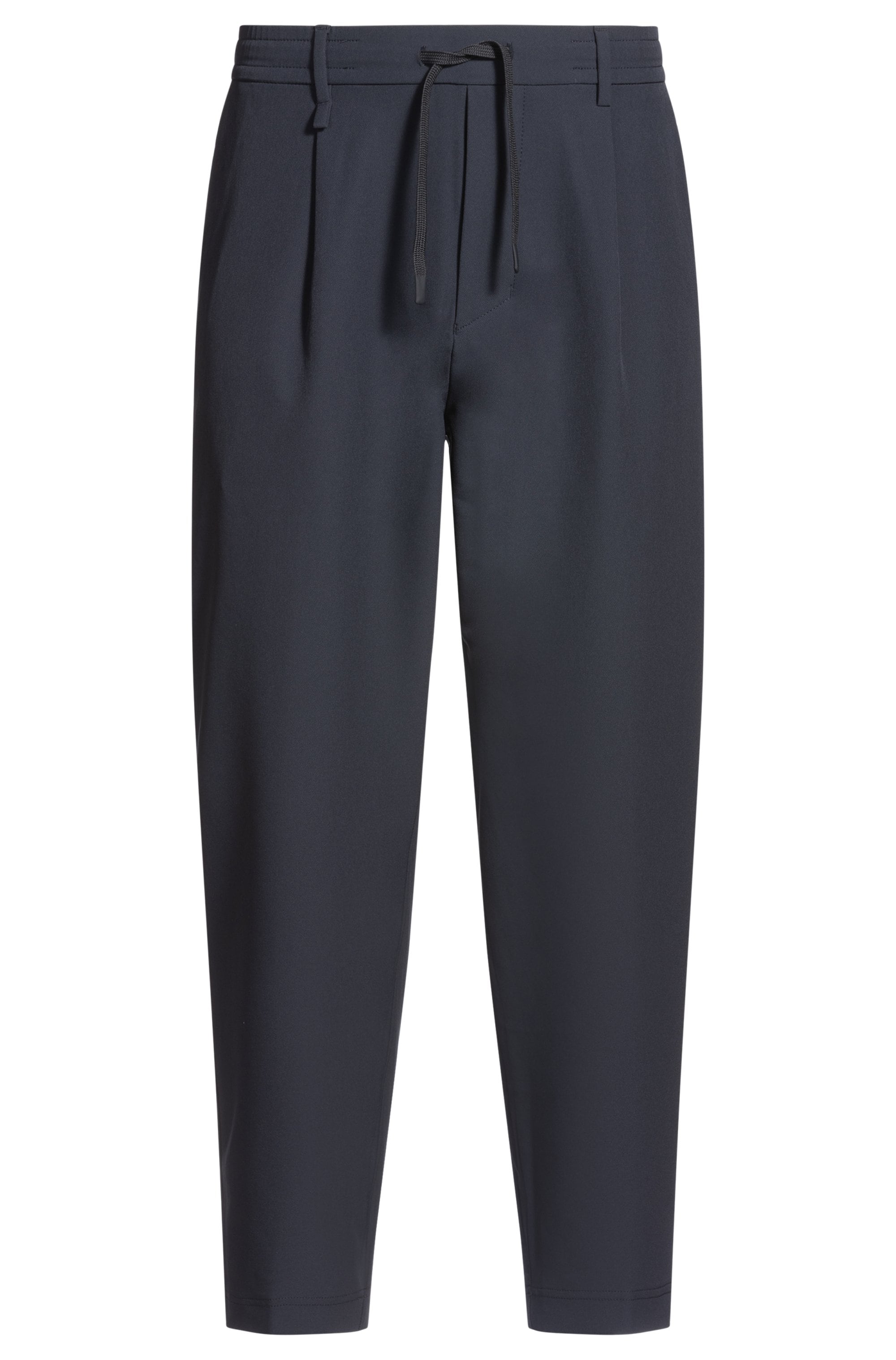 BOSS GREEN Webhose »T Convert-Pleat«, mit Zugbund und Markenlabel