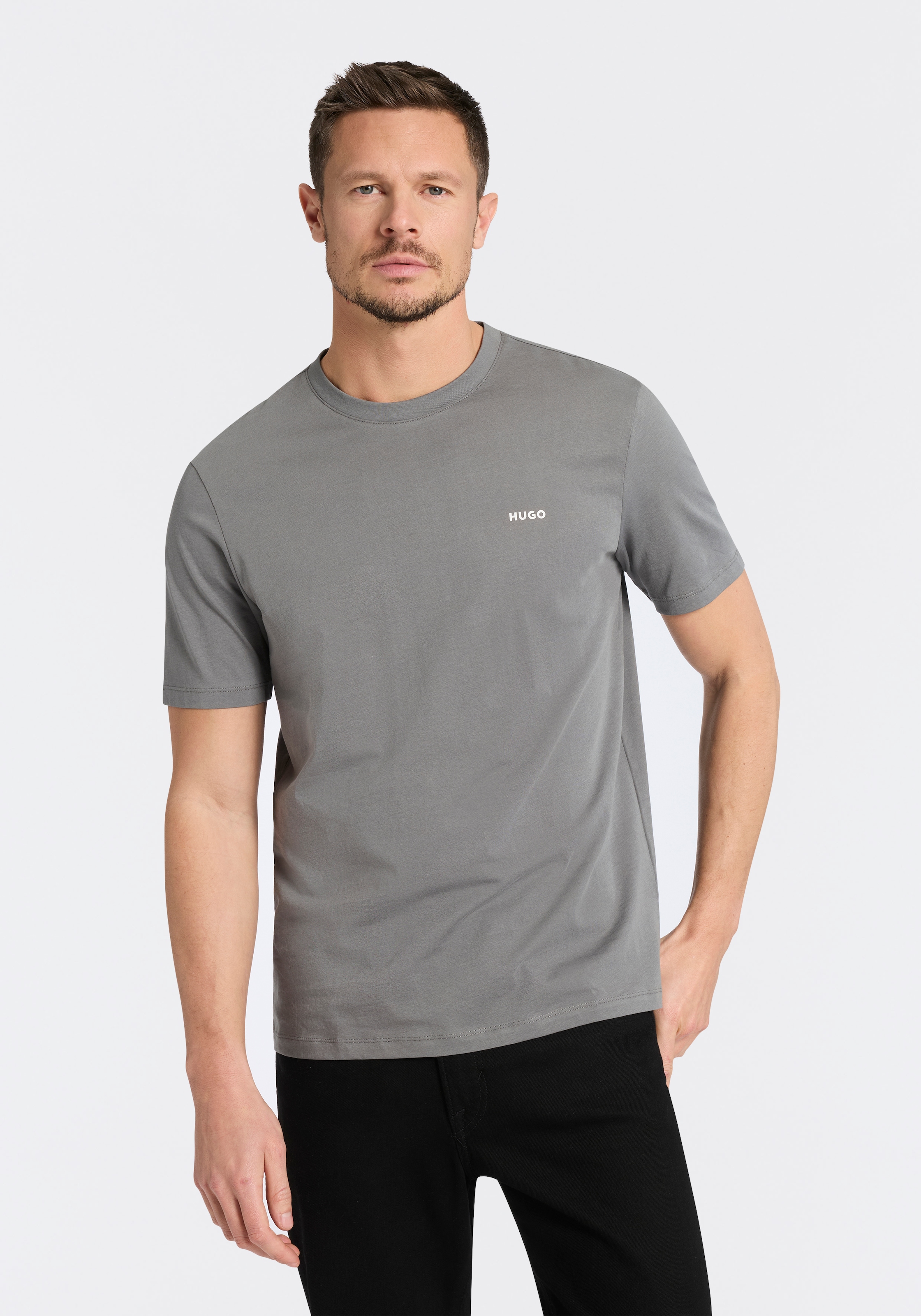 HUGO T-Shirt »Dero« Rundhalsausschnitt, Regular Fit, Basic Must Have