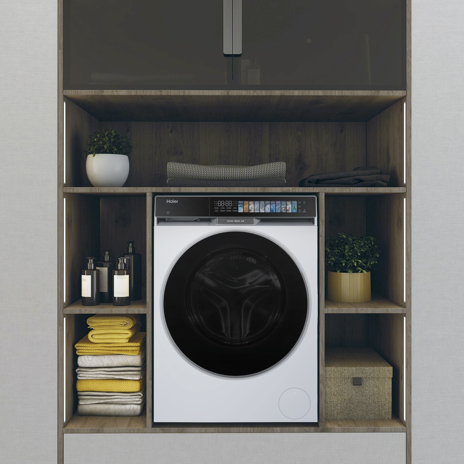 Haier Waschtrockner »HWD80-BP14687TU1« G9 Serie 8 kg /5 kg UltraFresh & UltraSense