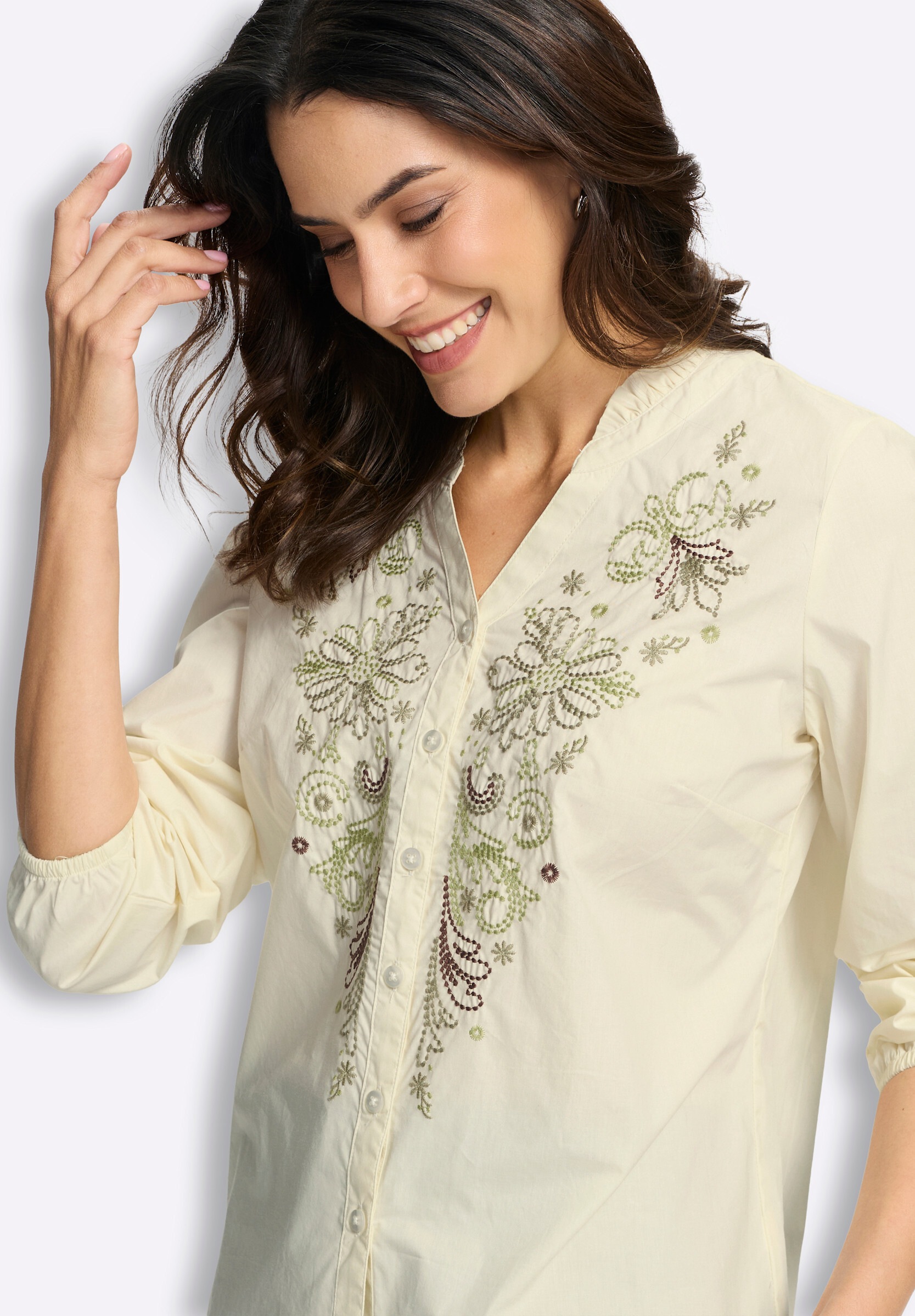 Witt Klassische Bluse »Baumwoll-Bluse Baumwollbluse«