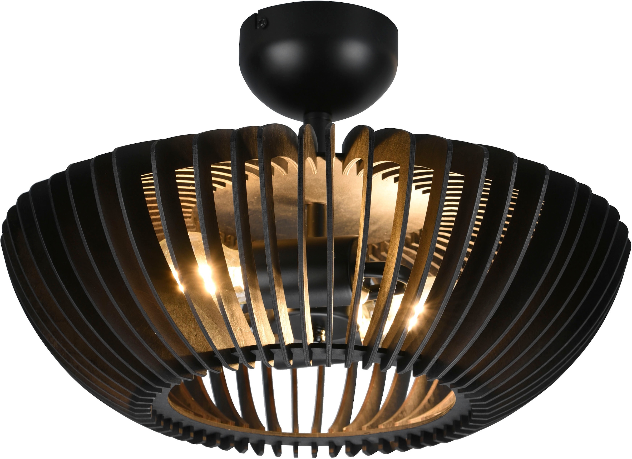 Deckenlampe TRIO online bestellen bei (max Ø40cm mit Leuchten OTTO exkl 2xE27 Deckenleuchte 40 Holzschirm »Colino«, Watt) Schlafzimmer 2 flammig-flammig,