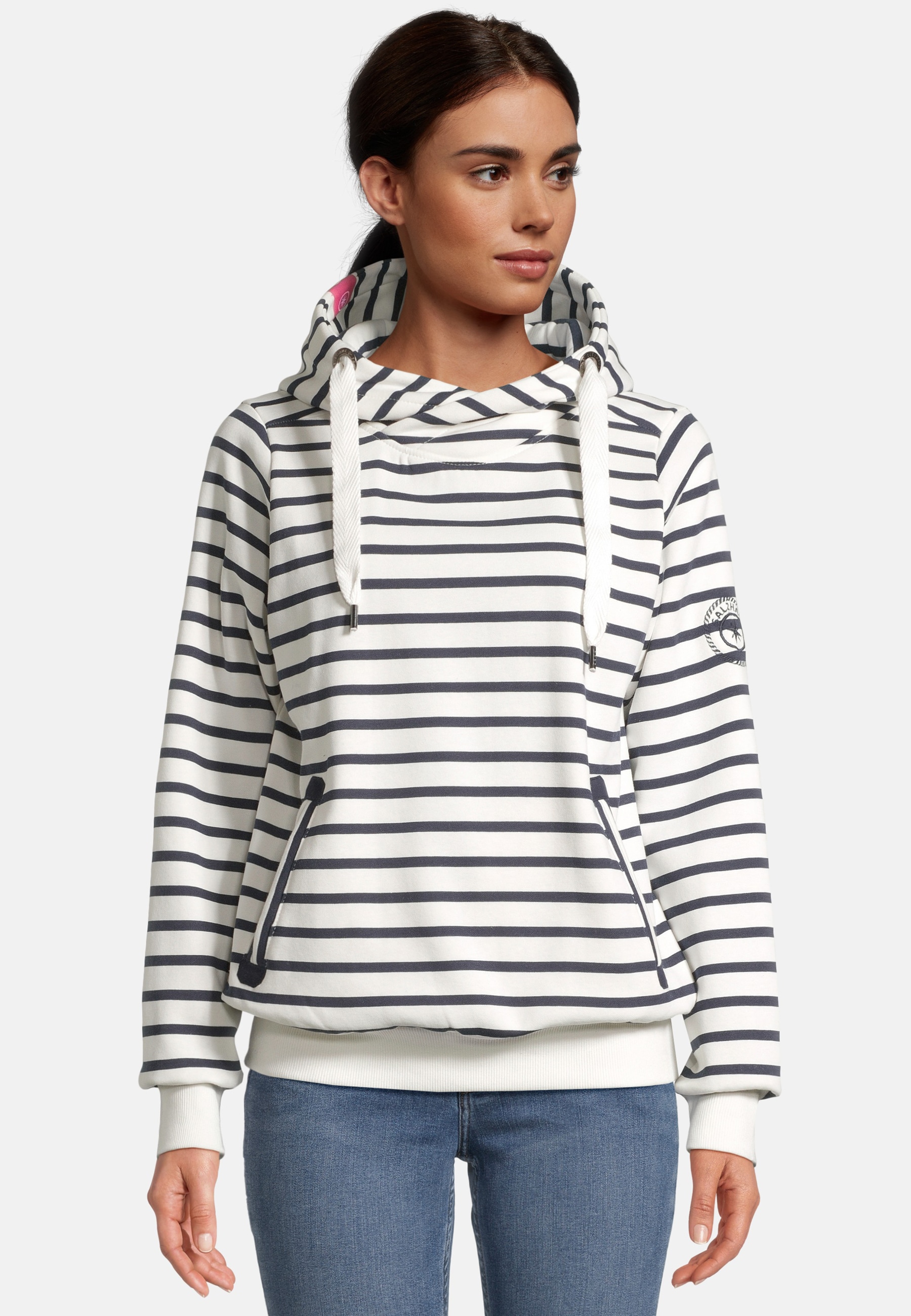 salzhaut Kapuzenpullover »Hoodie SÜNN - RINGEL«