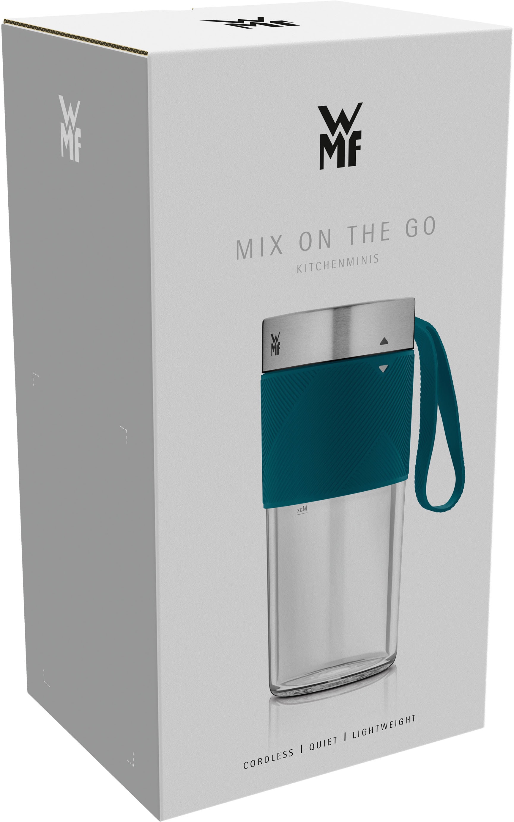 WMF Smoothie-Maker »KÜCHENminis Mix on the Go«, 50 W, tragbar, wiederaufladbar, 300 ml, 50 W, langlebiger Akku, 20.000 U/min