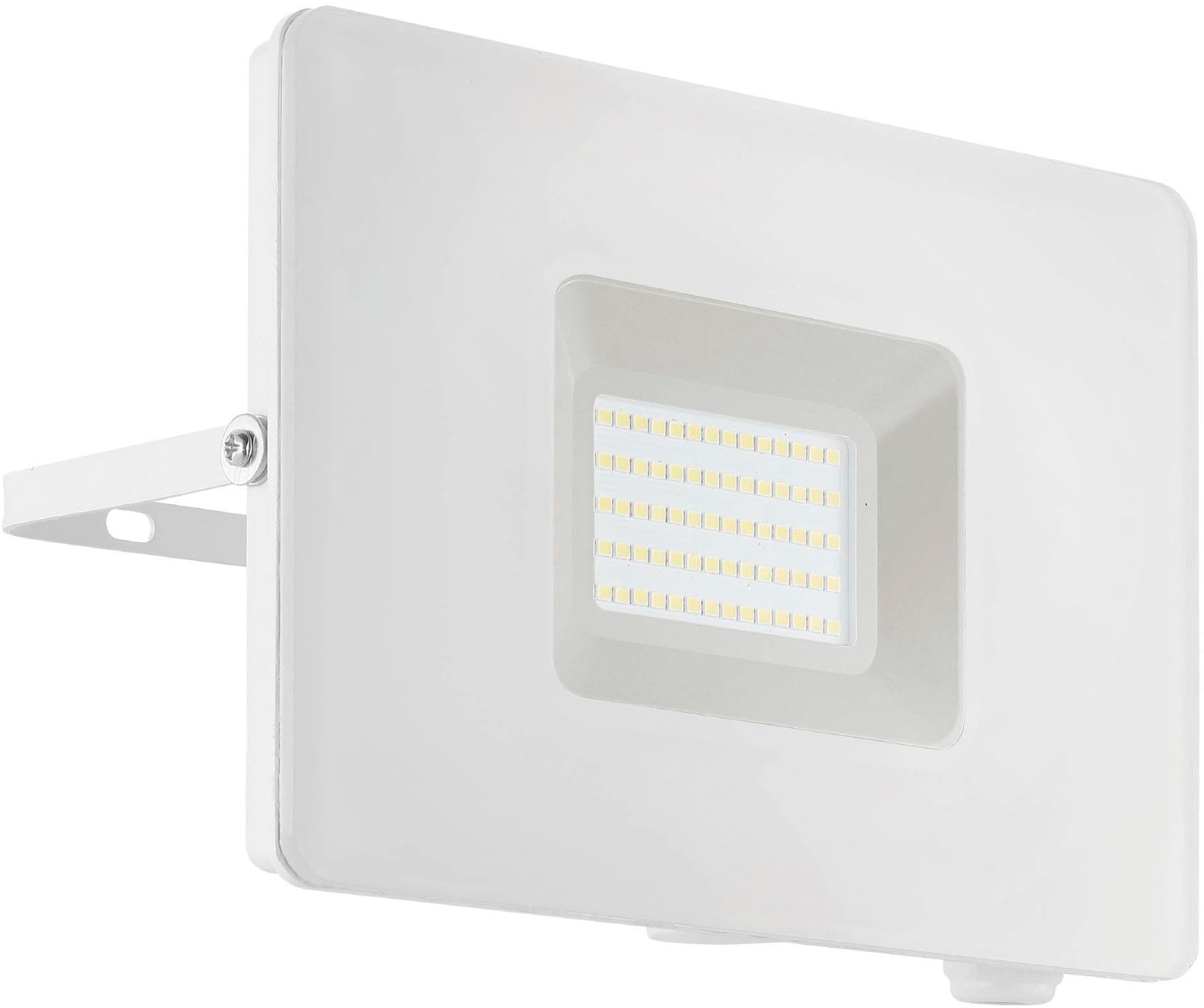 EGLO Wandleuchte »Faedo 3, Außen-Strahler, Außenleuchte, Wandstrahler, IP65, Lampe« LED-Modul 1 Stk. Kaltweiß Wand-/Deckenleuchte - L20,5 x H14,5 x AL3 cm - weiß - 53W inkl.