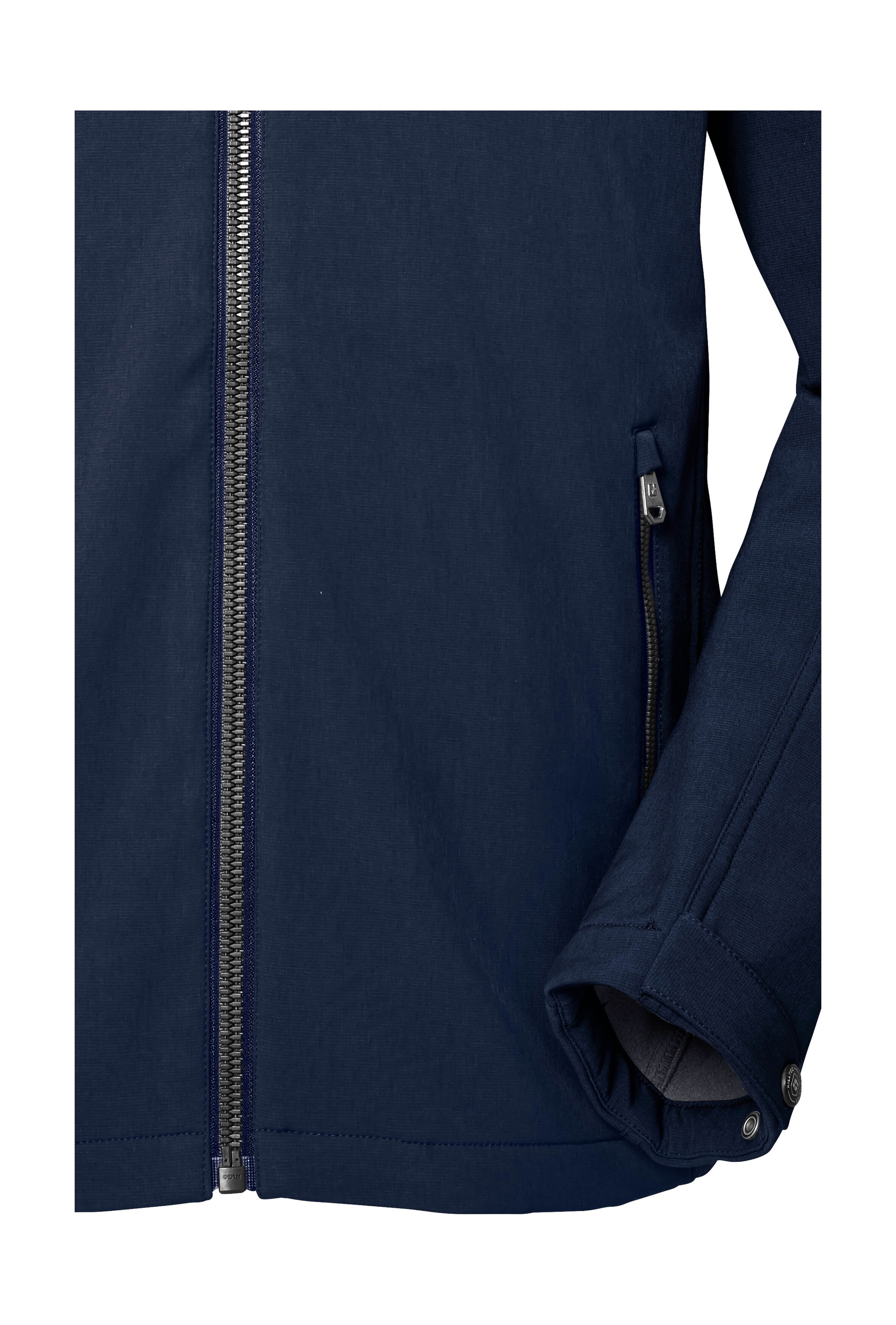 Killtec Softshelljacke »Herren Softshelljacke« Wasserabweisende Softshelljacke mit Fleece, abnehmbarer Kapuze