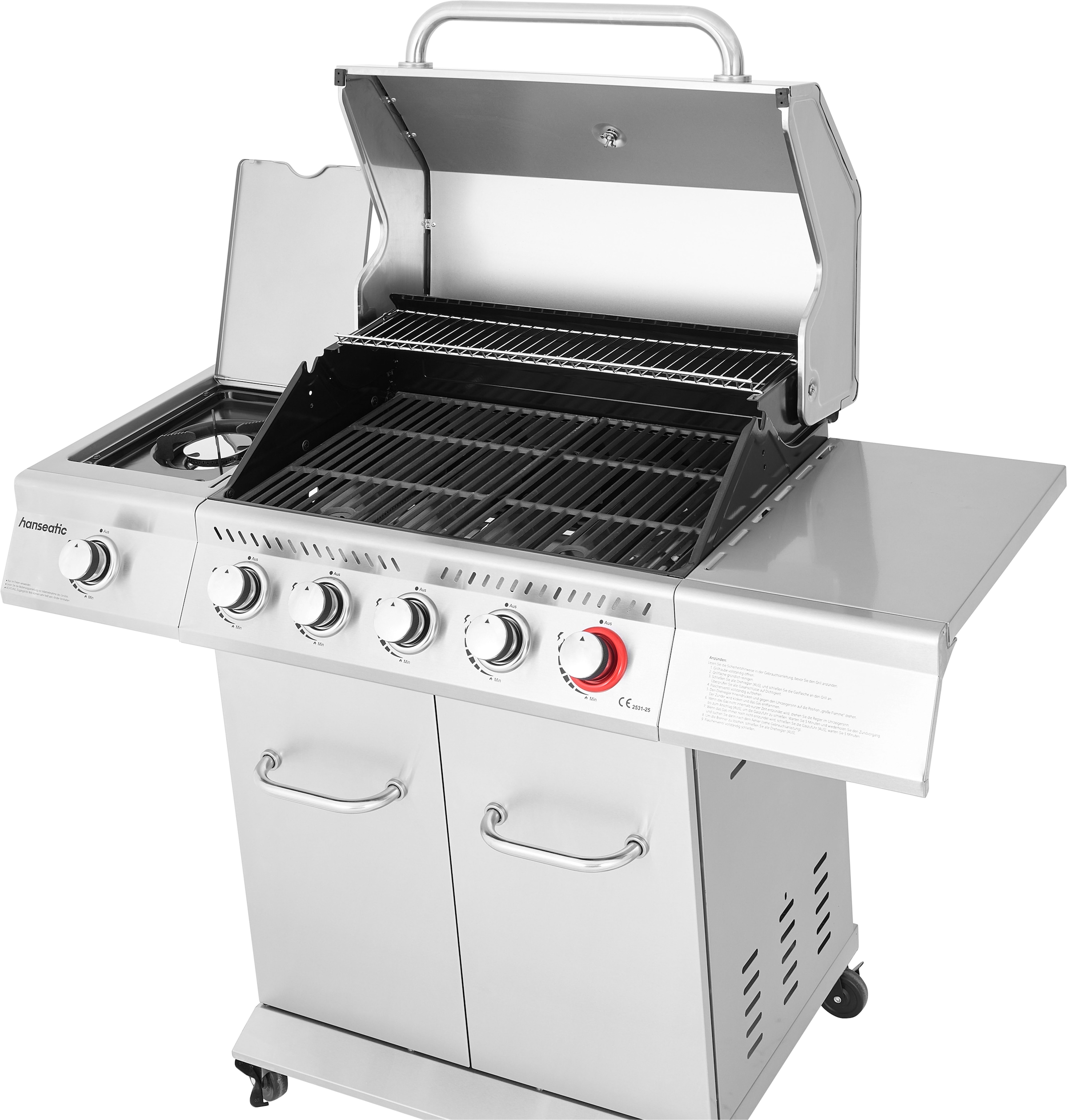 Hanseatic Gasgrill »Richland« inkl. 3 Jahre Herstellergarantie