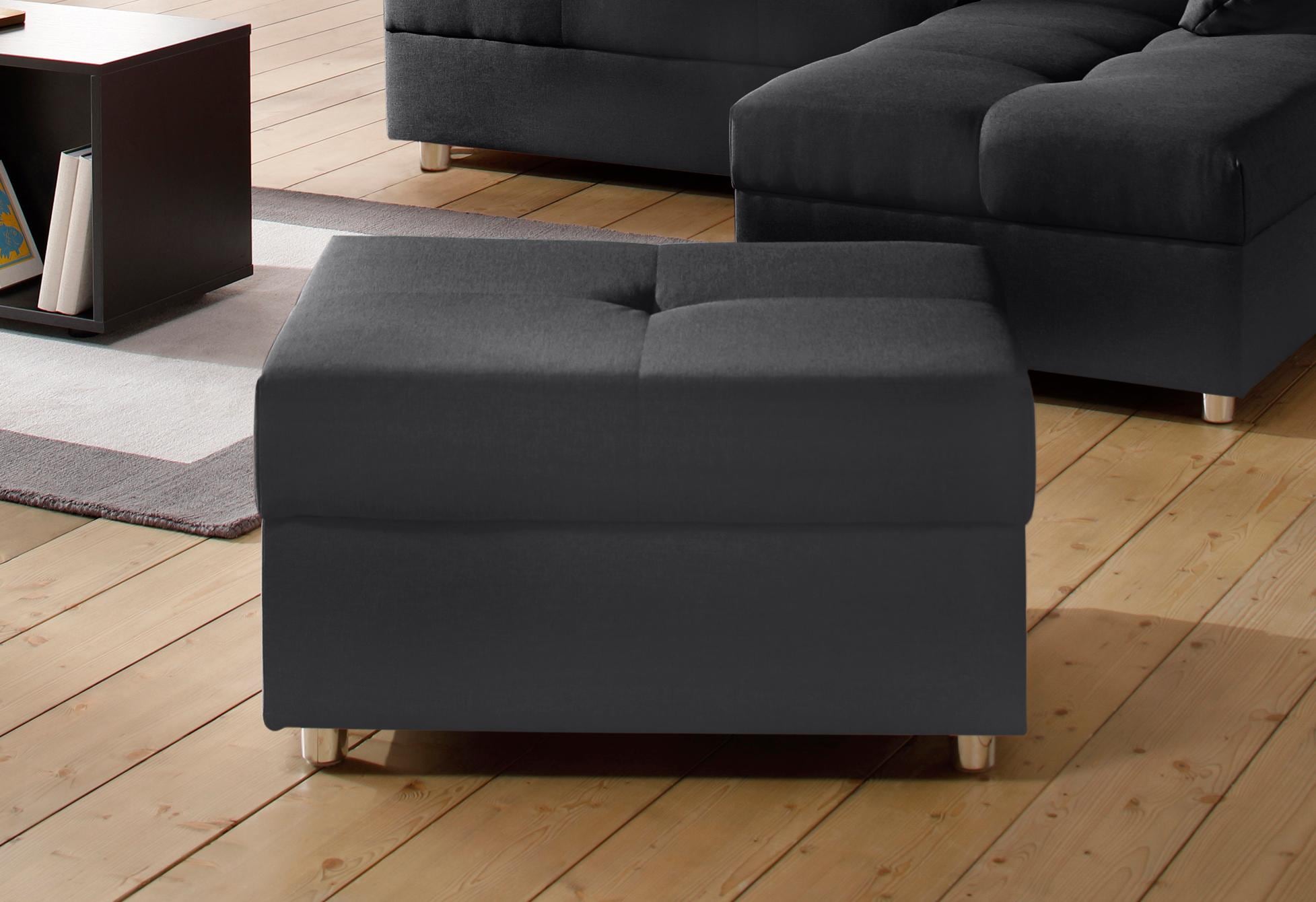 Home affaire Hocker »Italia, B: 78 cm« mit Federkern