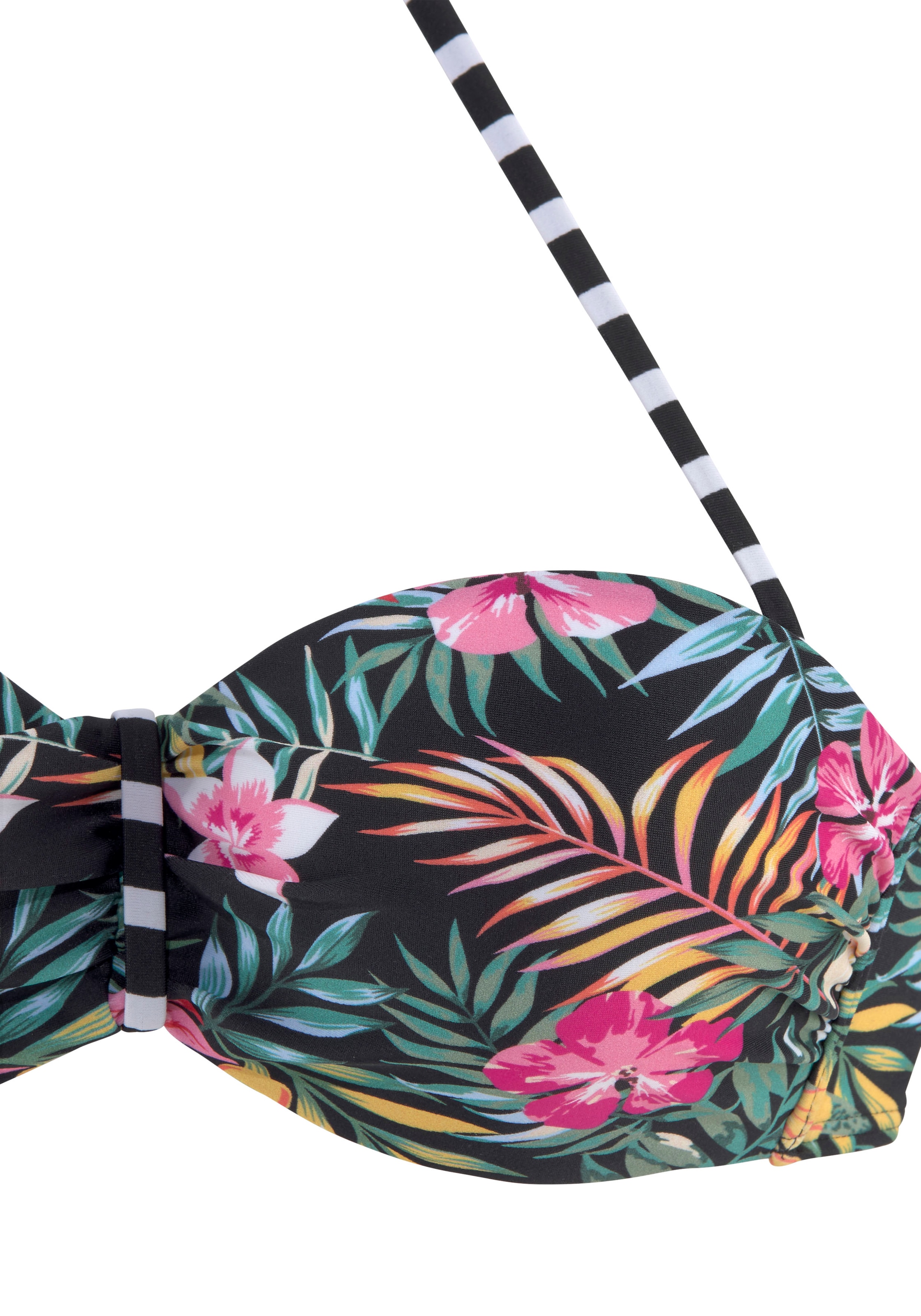 Venice Beach Bandeau-Bikini-Top »Summer«, mit geraffter Mitte