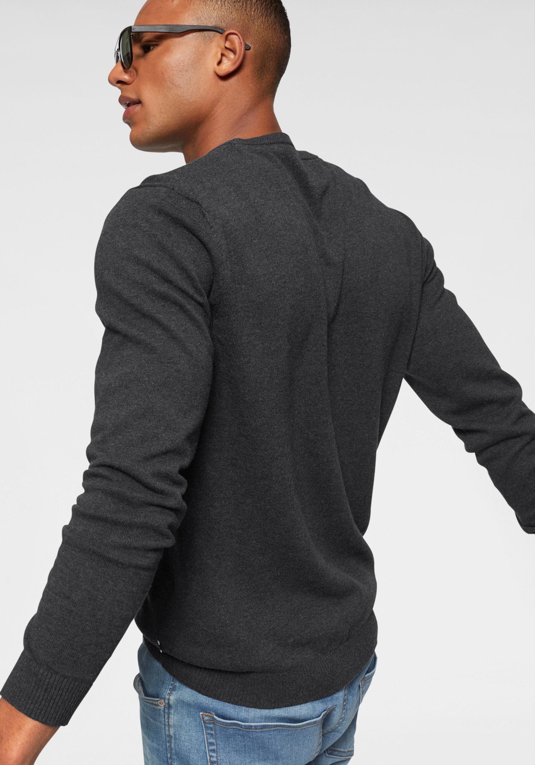 Jack & Jones Rundhalspullover »BASIC KNIT CREW NECK«