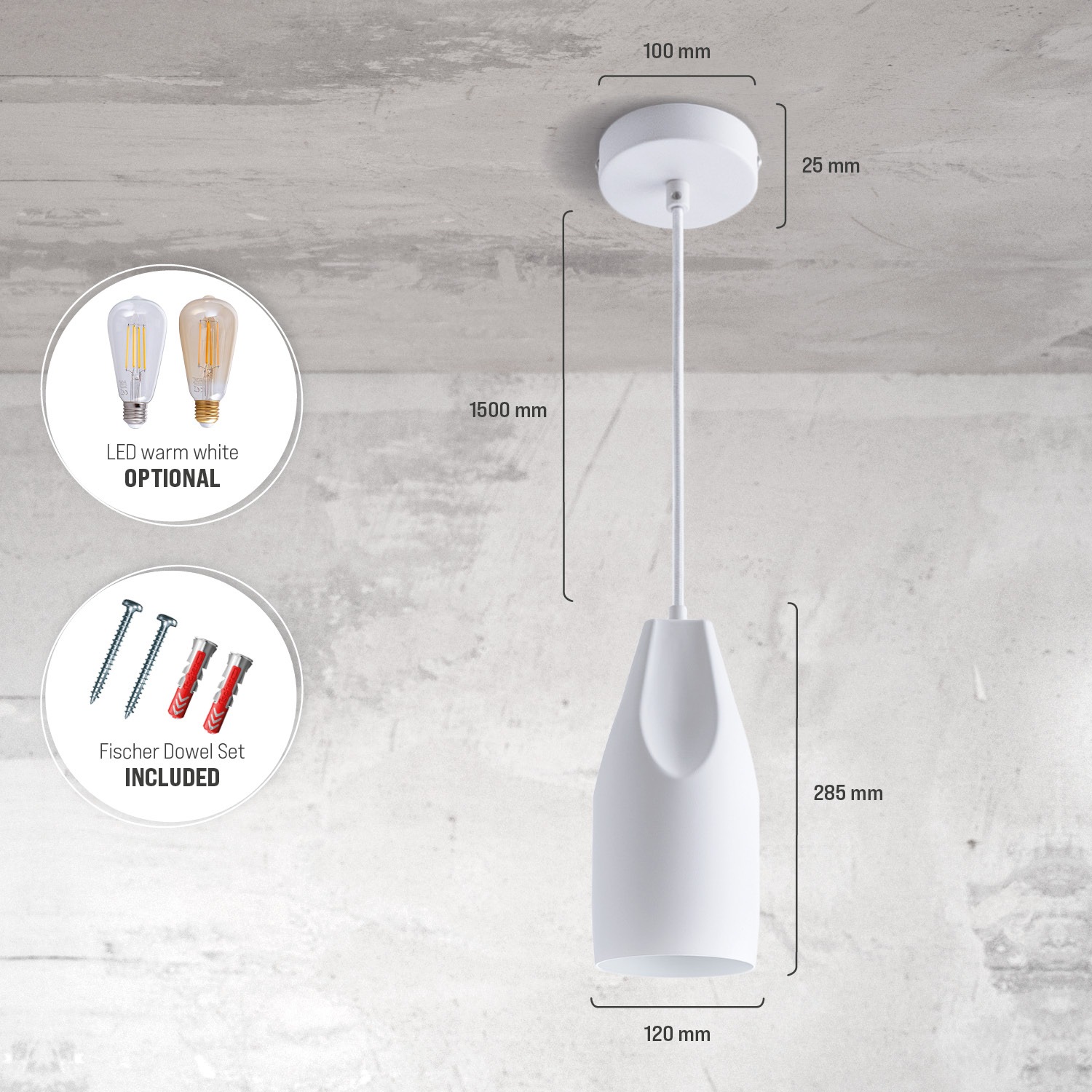 Paco Home Pendelleuchte »HURLEY I« E27 Hängelampe Esszimmer Küchenlampe Hängend Esstischlampe Innen Gold