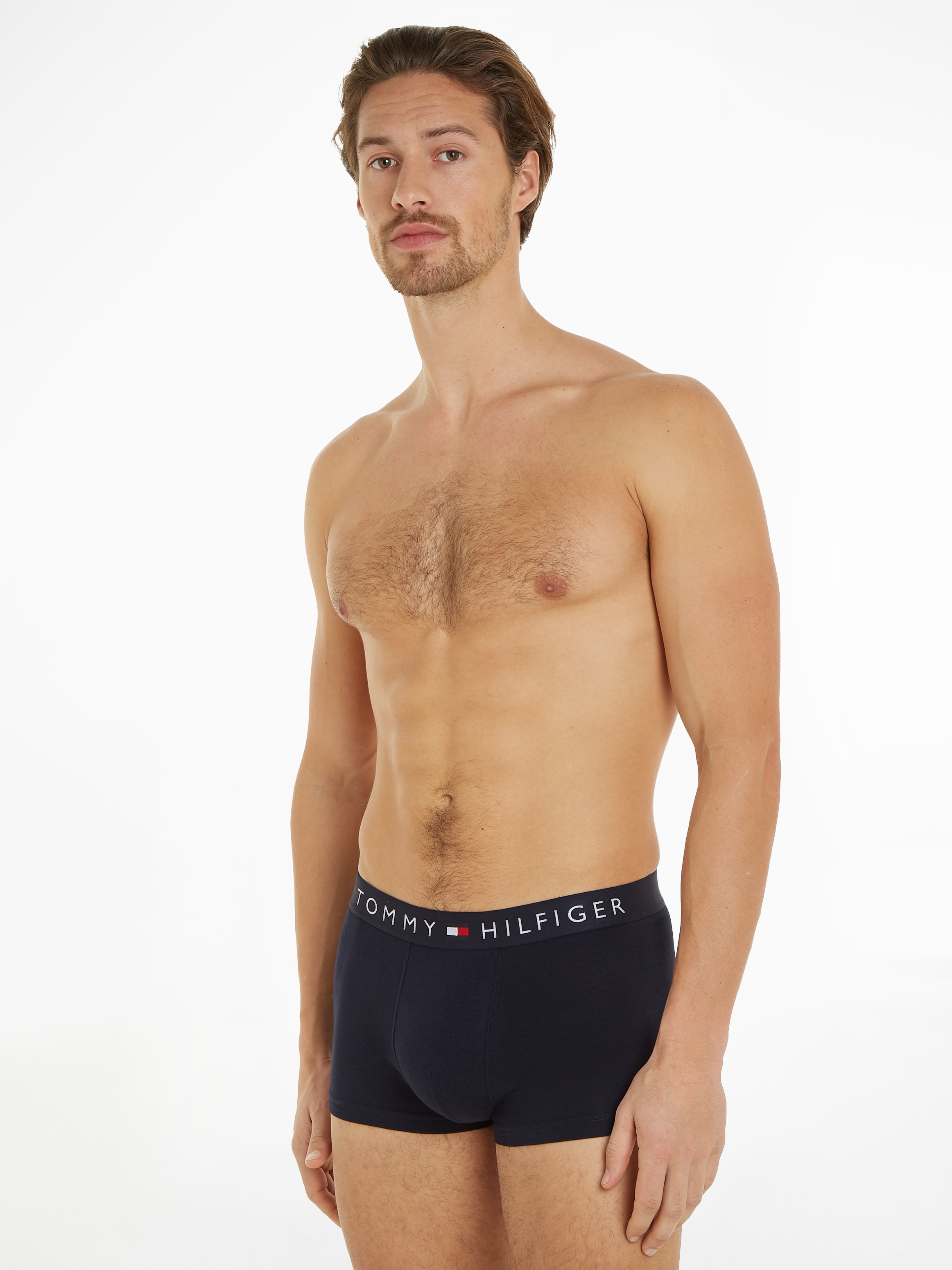 Tommy Hilfiger Underwear Trunk »3P TRUNK WB«, (Packung, 3 St., 3er), mit Logobund