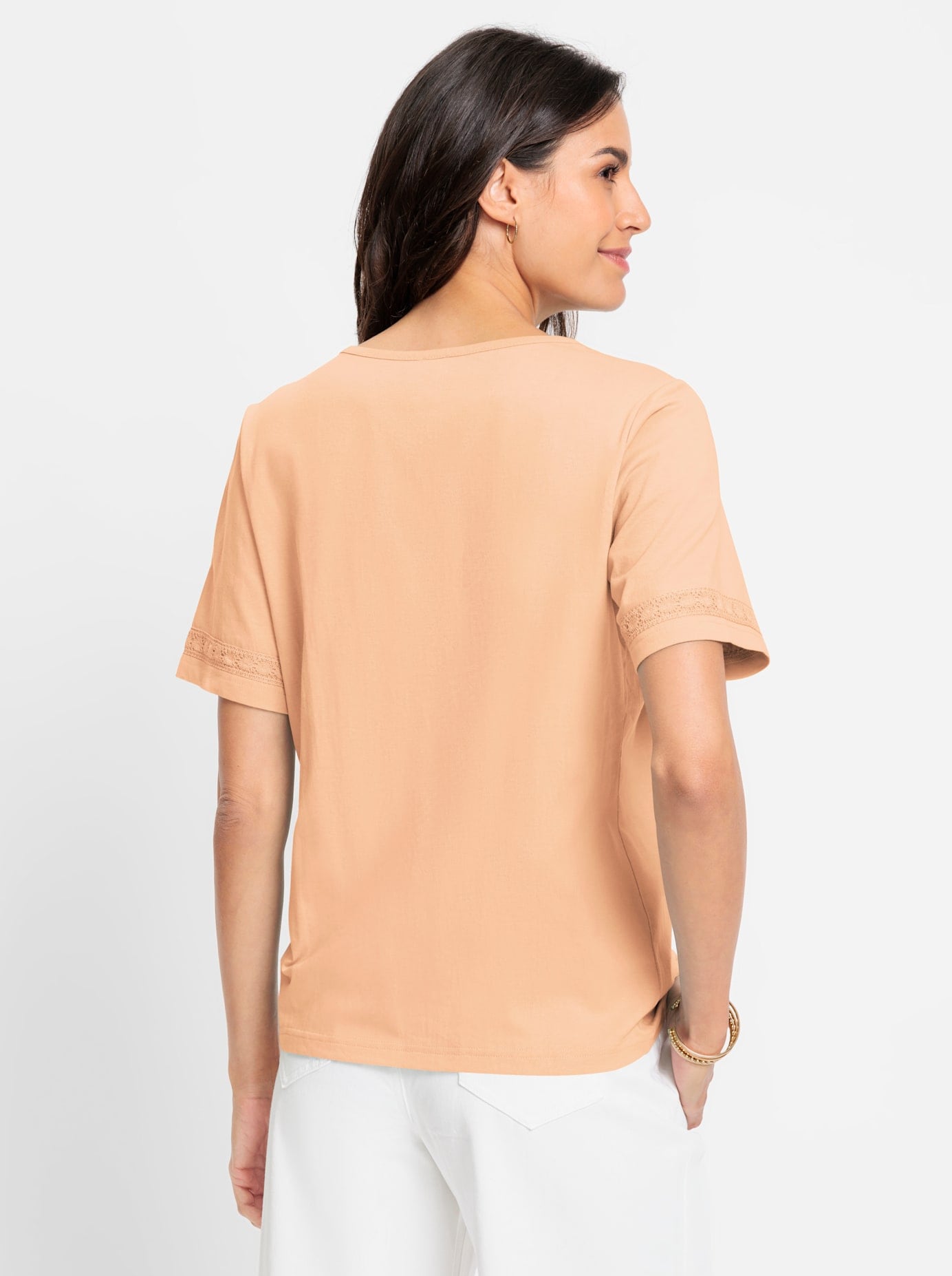 Inspirationen Rundhalsshirt »Kurzarm-Shirt«, (1 tlg.)