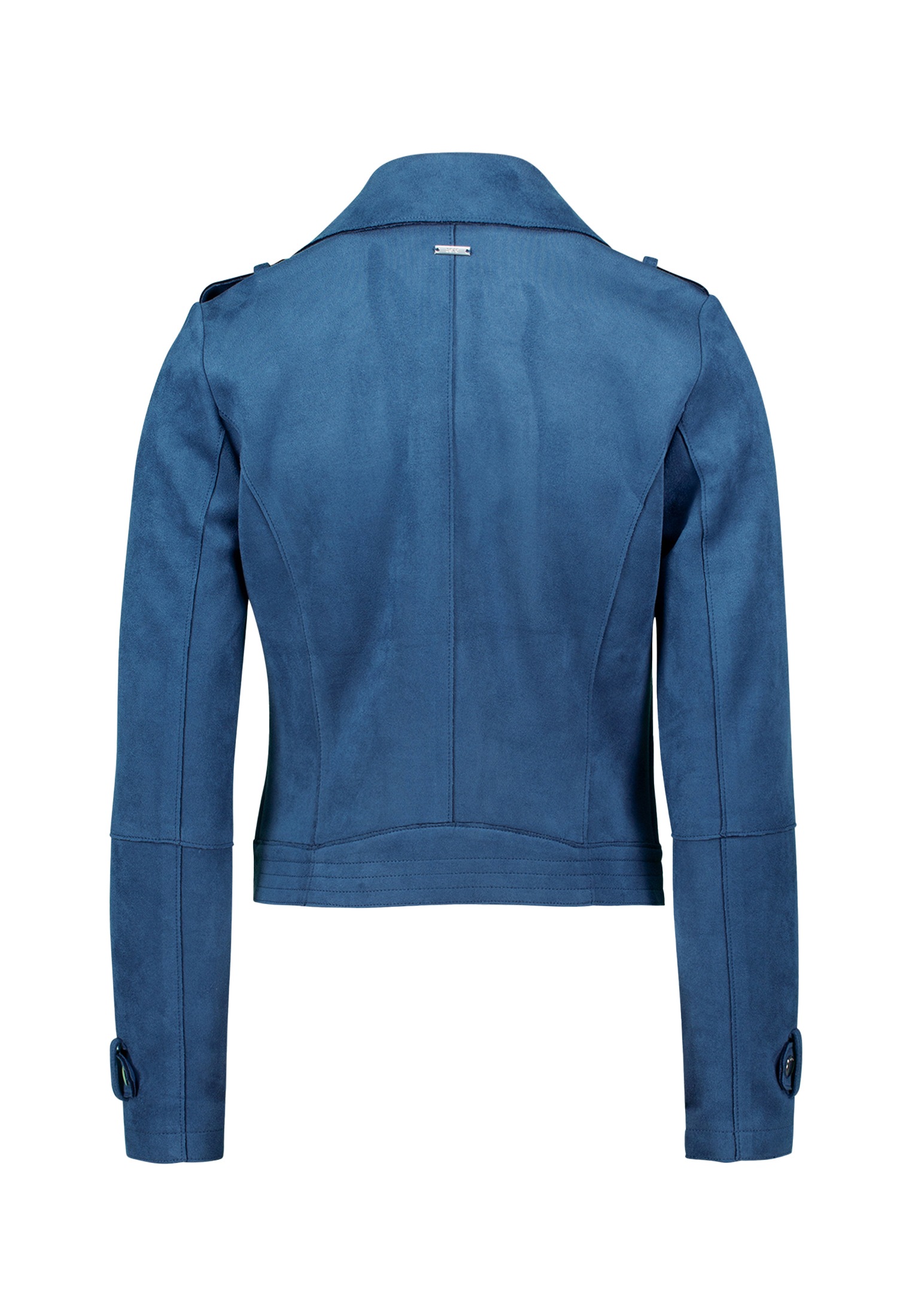 Zero Bikerjacke »Bikerjacke in Veloursleder-Optik«