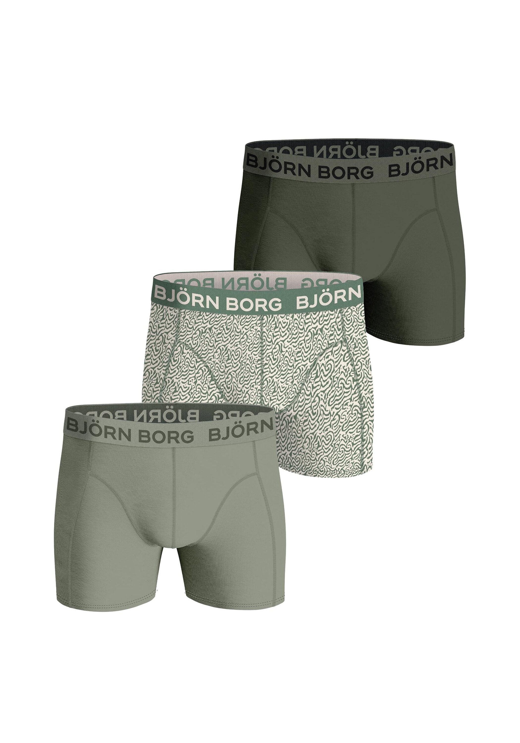 Björn Borg  Björn Borg Boxershorts »Boxershort Cotton Stretch Boxer Trunks 3P 3er Pack«