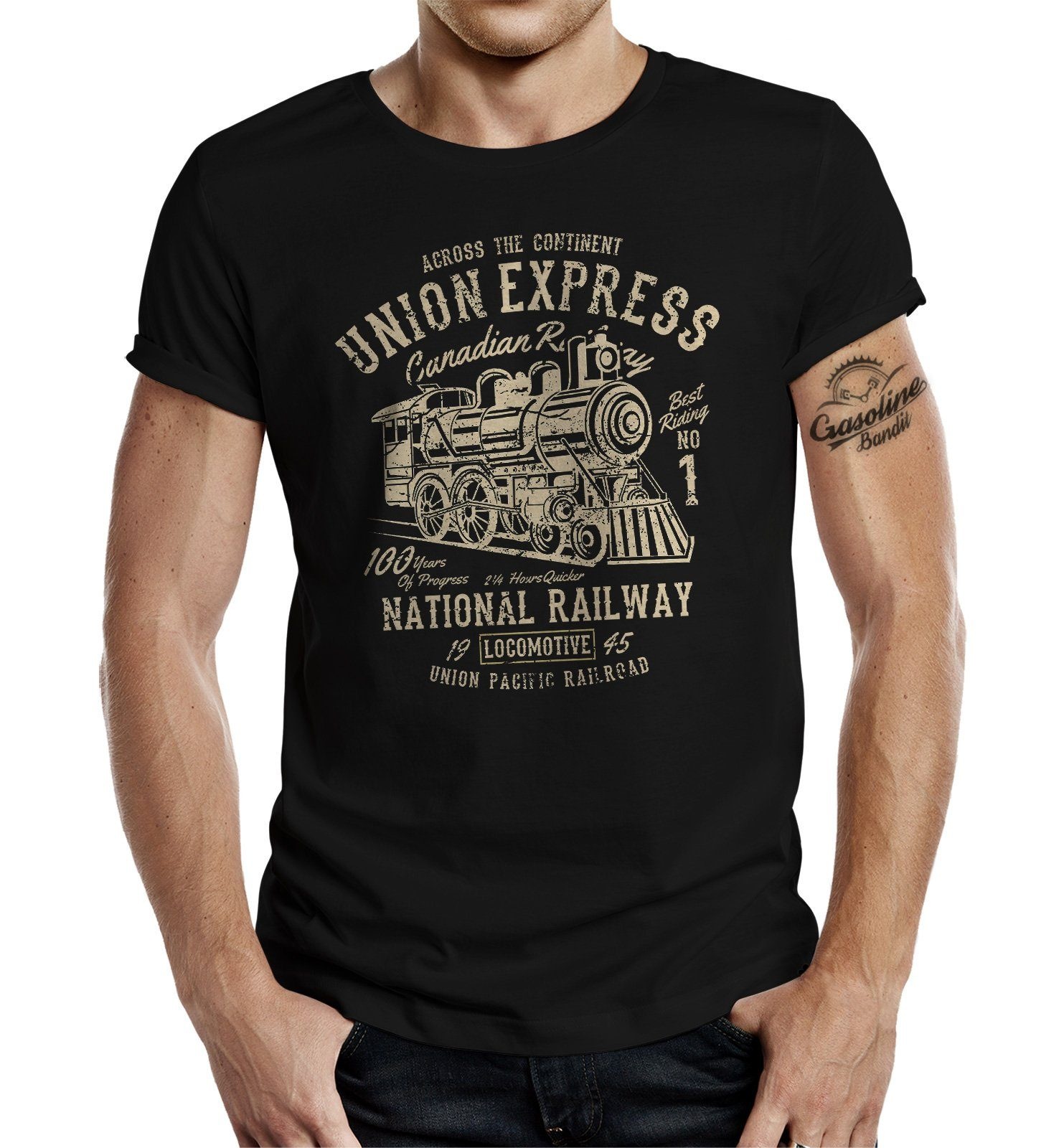 GASOLINE BANDIT® T-Shirt mit großem Frontprint