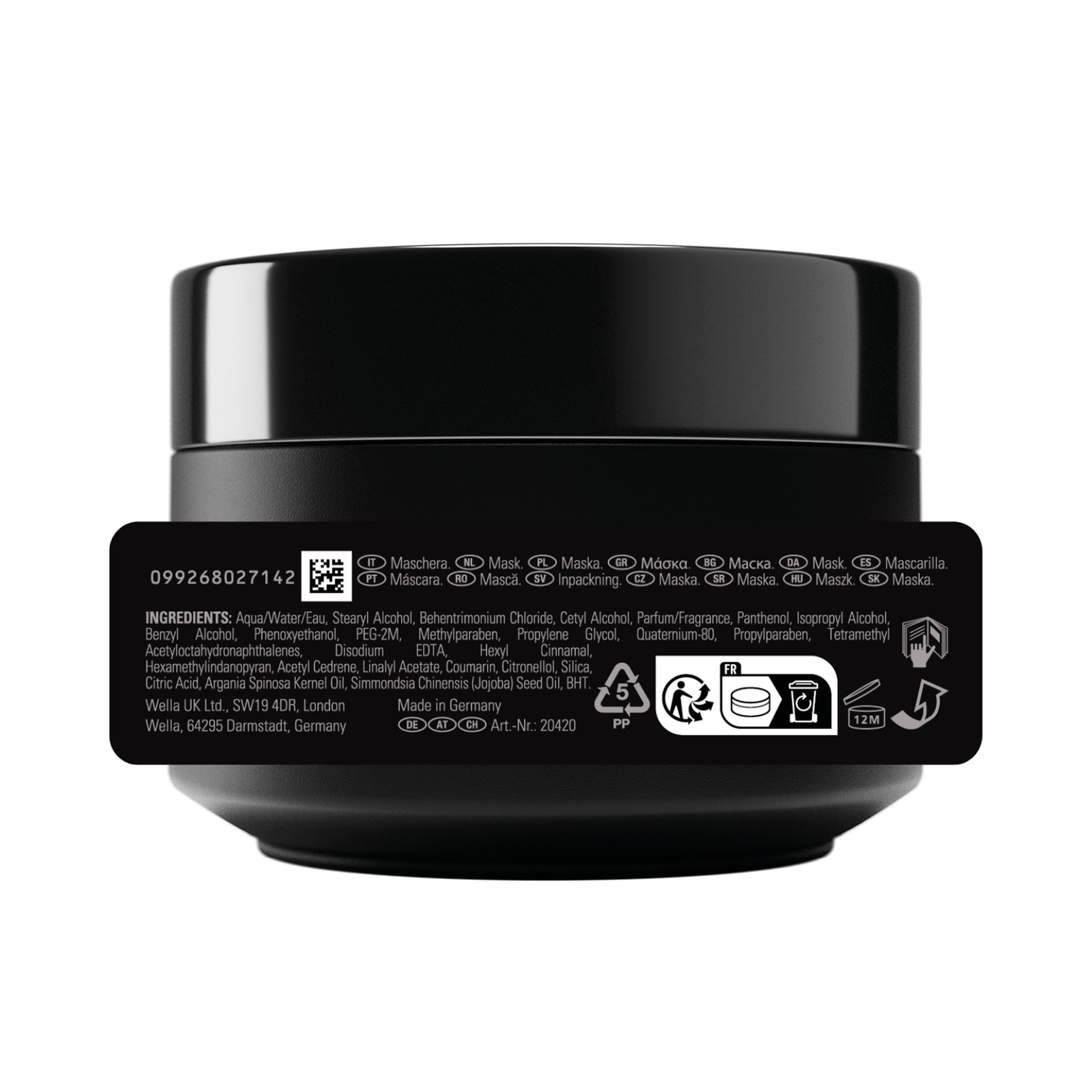 Sebastian Professional Haarmaske »Dark Oil Mask« für geschädigtes, glanzloses, trockenes und widerspenstiges Haar