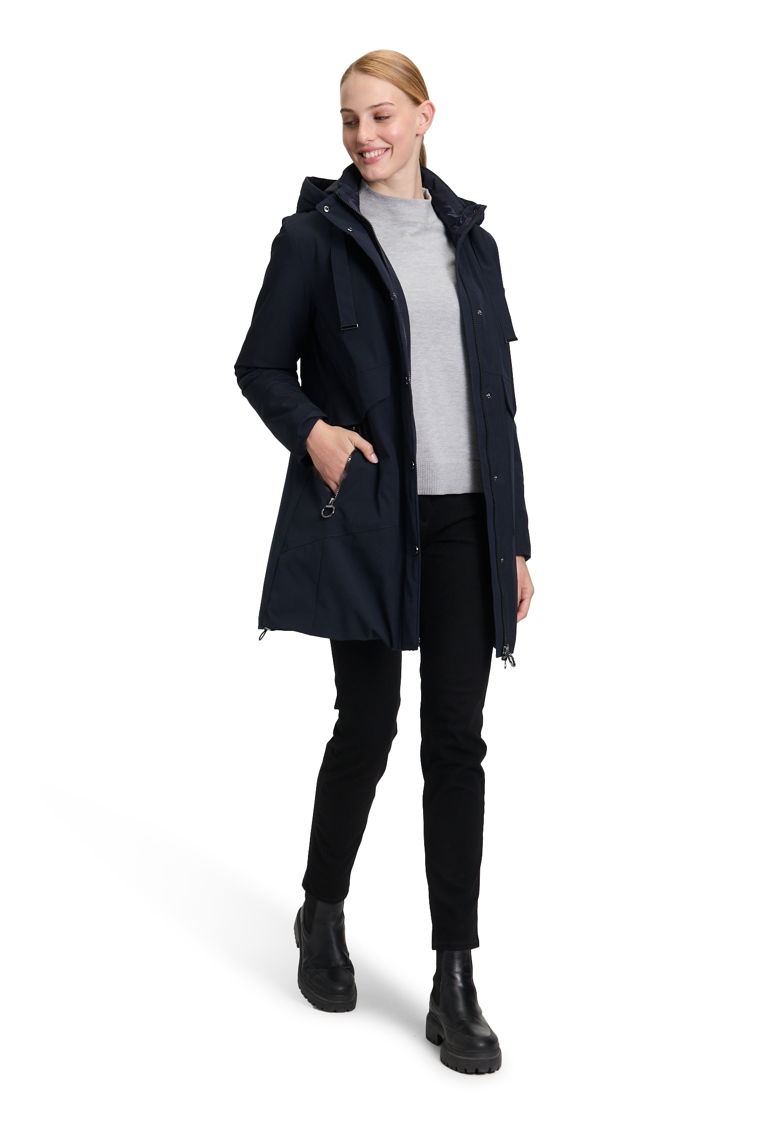 Betty Barclay Outdoorjacke »Outdoorjacke mit abnehmbarer Kapuze«