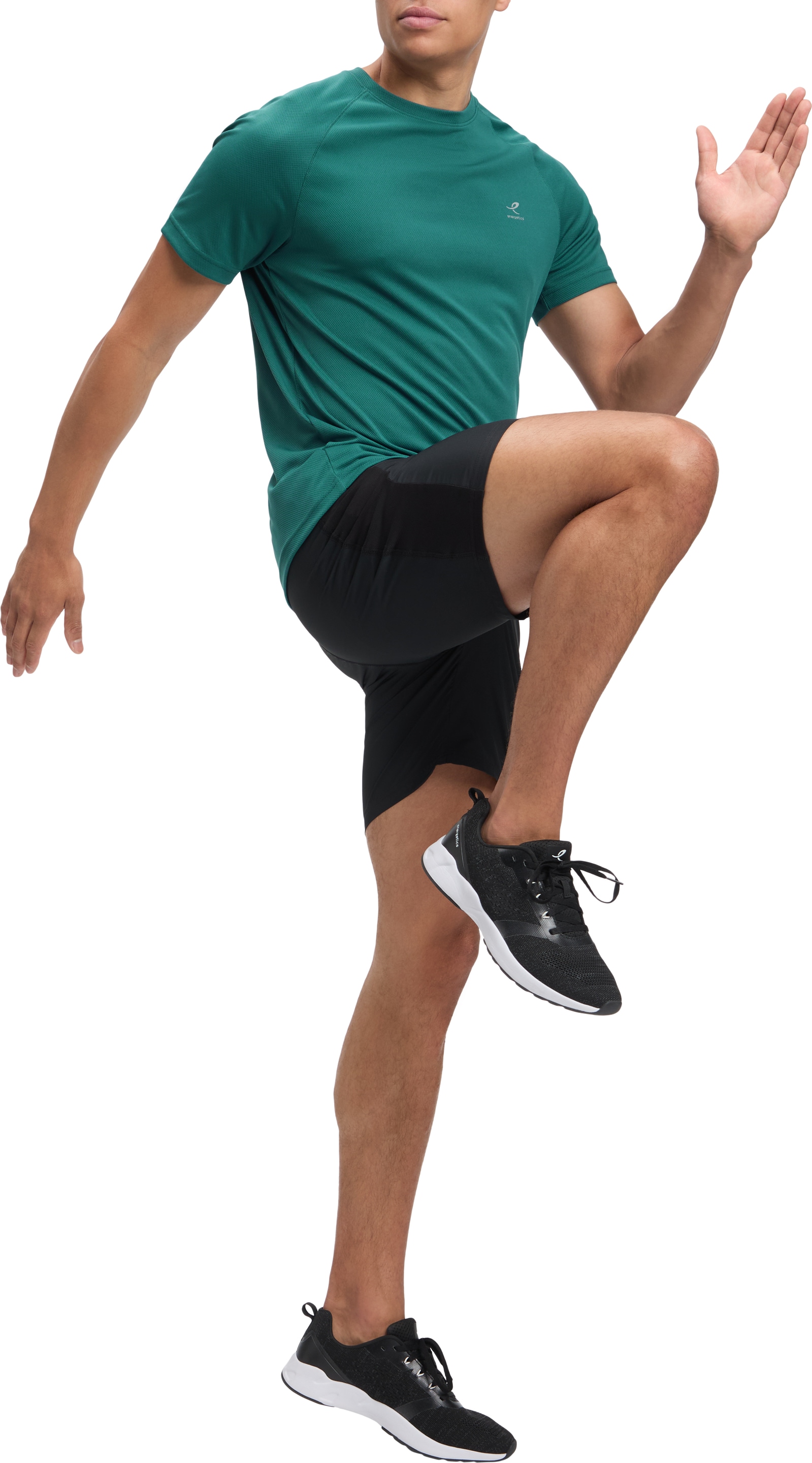 Energetics Laufshirt »HE.-T-SHIRT MARTIN SHORT SLEEVE M« kurze Ärmel, für sportliche Aktivitäten, mit DRY PLUS-Technologie