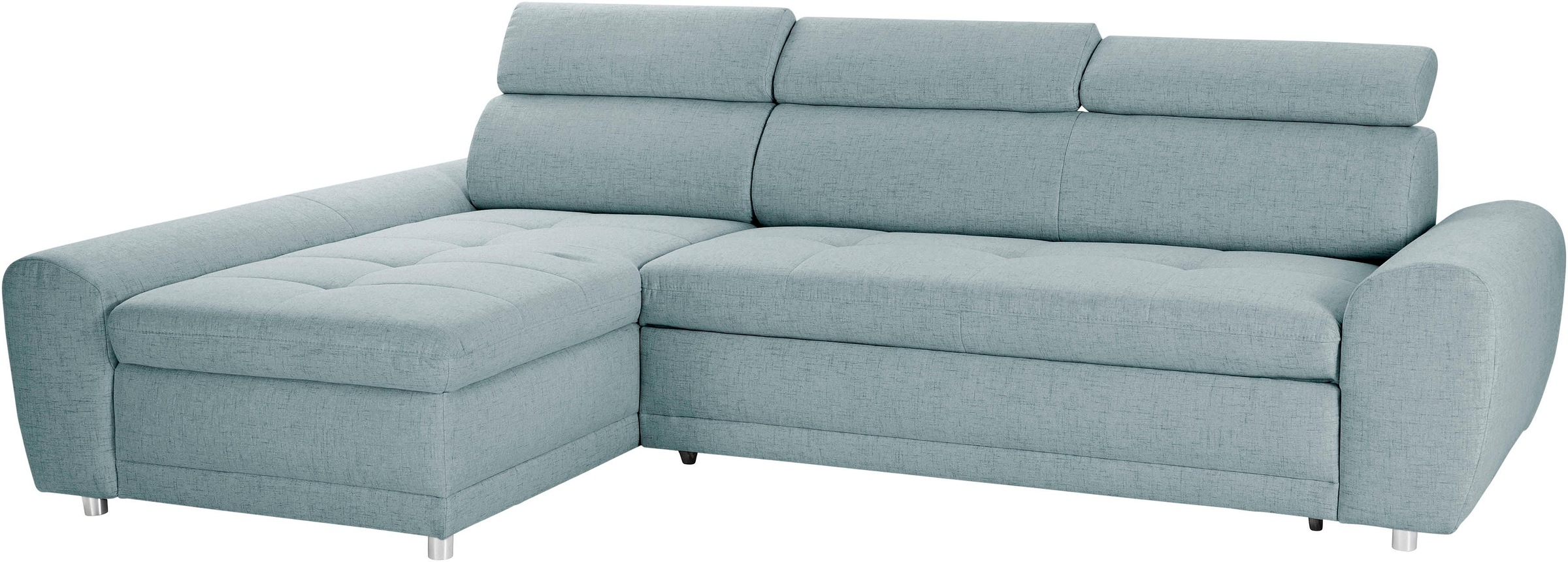 sit&more Ecksofa »Riva L-Form«, inklusive Kopteilverstellung, wahlweise mit Bettfunktion