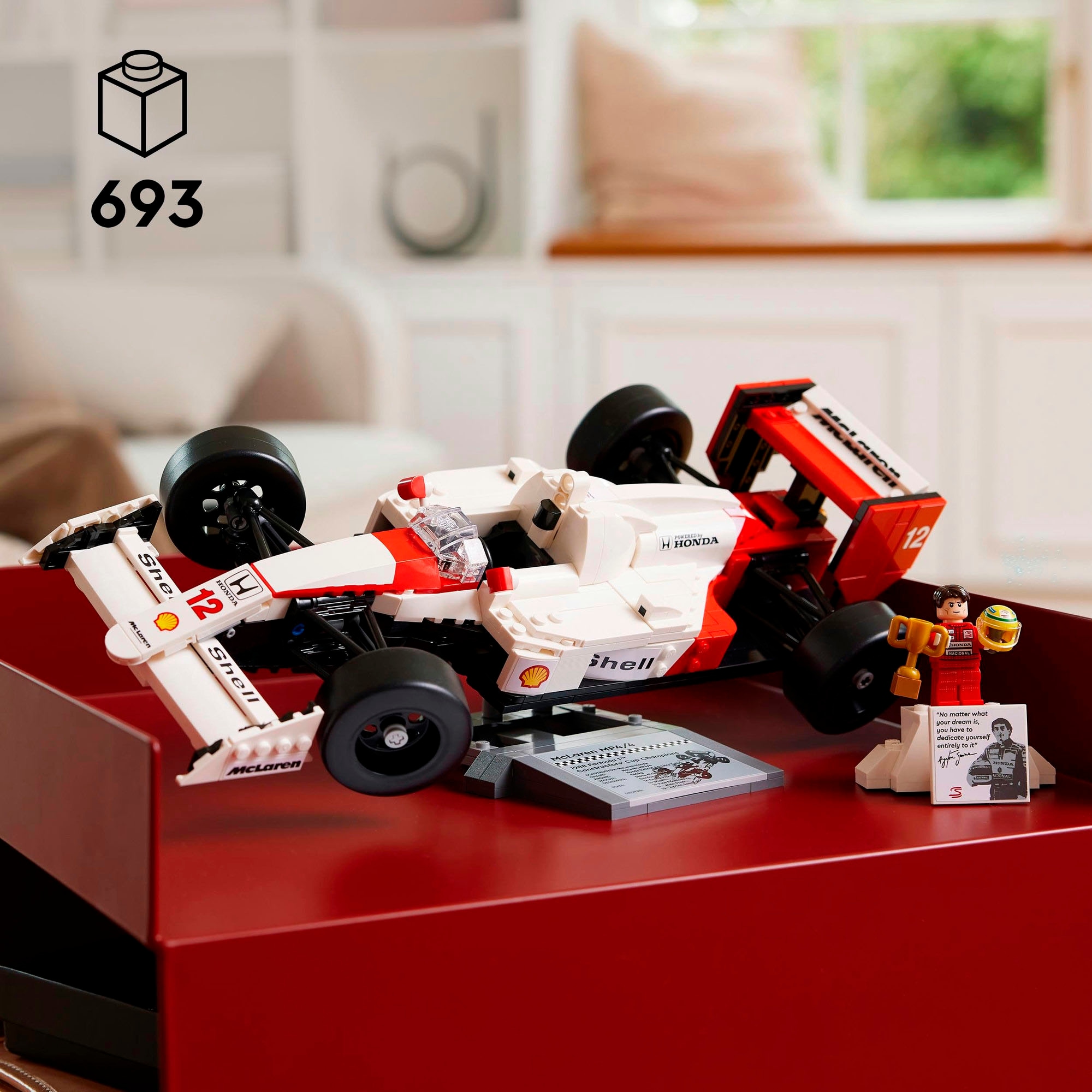 LEGO® Konstruktionsspielsteine »McLaren MP4/4 & Ayrton Senna (10330), LEGO® Icons«, (693 St.), Made in Europe