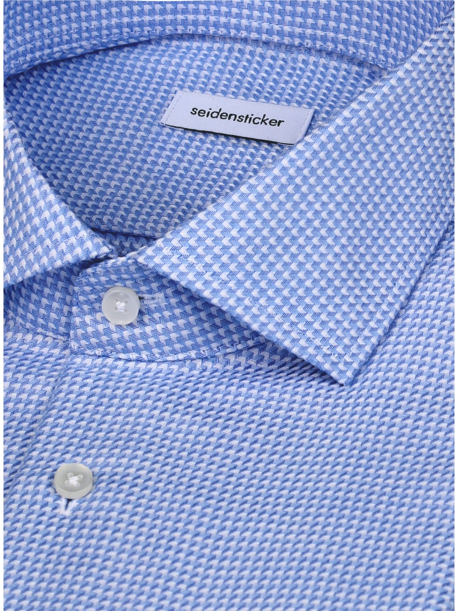 seidensticker Businesshemd »Schwarze Rose« Slim 1/1 Extra lang Kentkragen Struktur