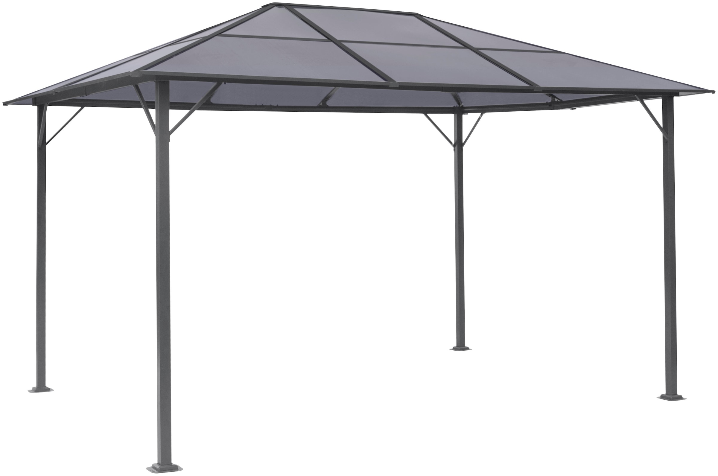 KONIFERA Pavillon »Malaga«, BxT: 300x400 cm, Stahlgestell, Polycarbonat-Dachplatten