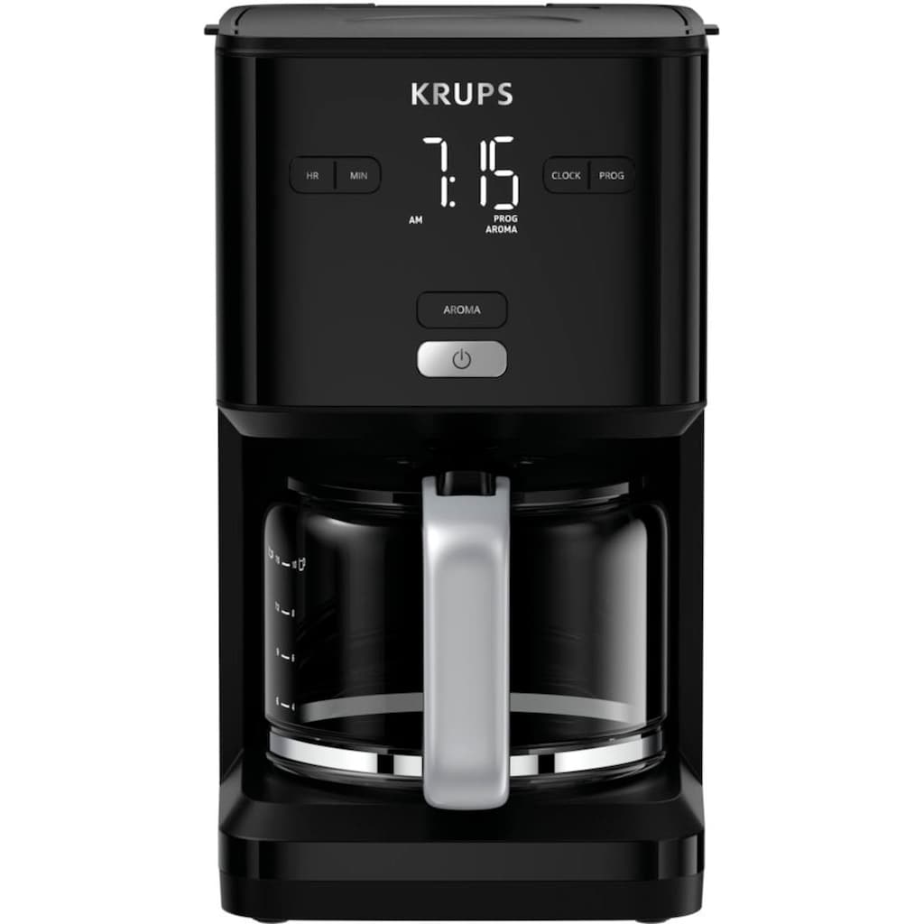 Krups Filterkaffeemaschine »KM6008 Smart'n Light«, 1,25 l Kaffeekanne, 24-Std-Timer, automatische Abschaltung nach 30 Minuten