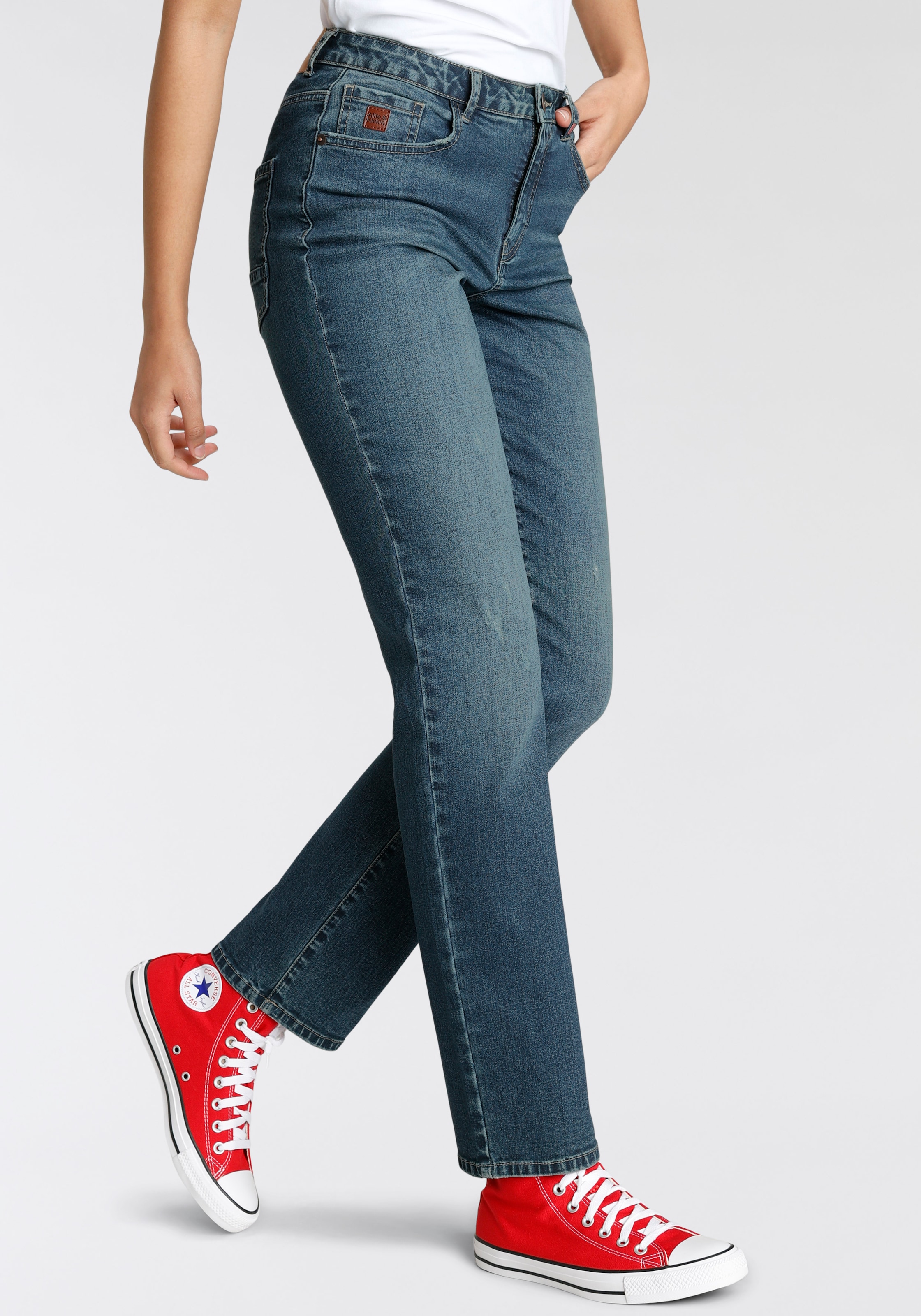 Alife & Kickin High-waist-Jeans »Straight-Fit AileenAK«, NEUE KOLLEKTION