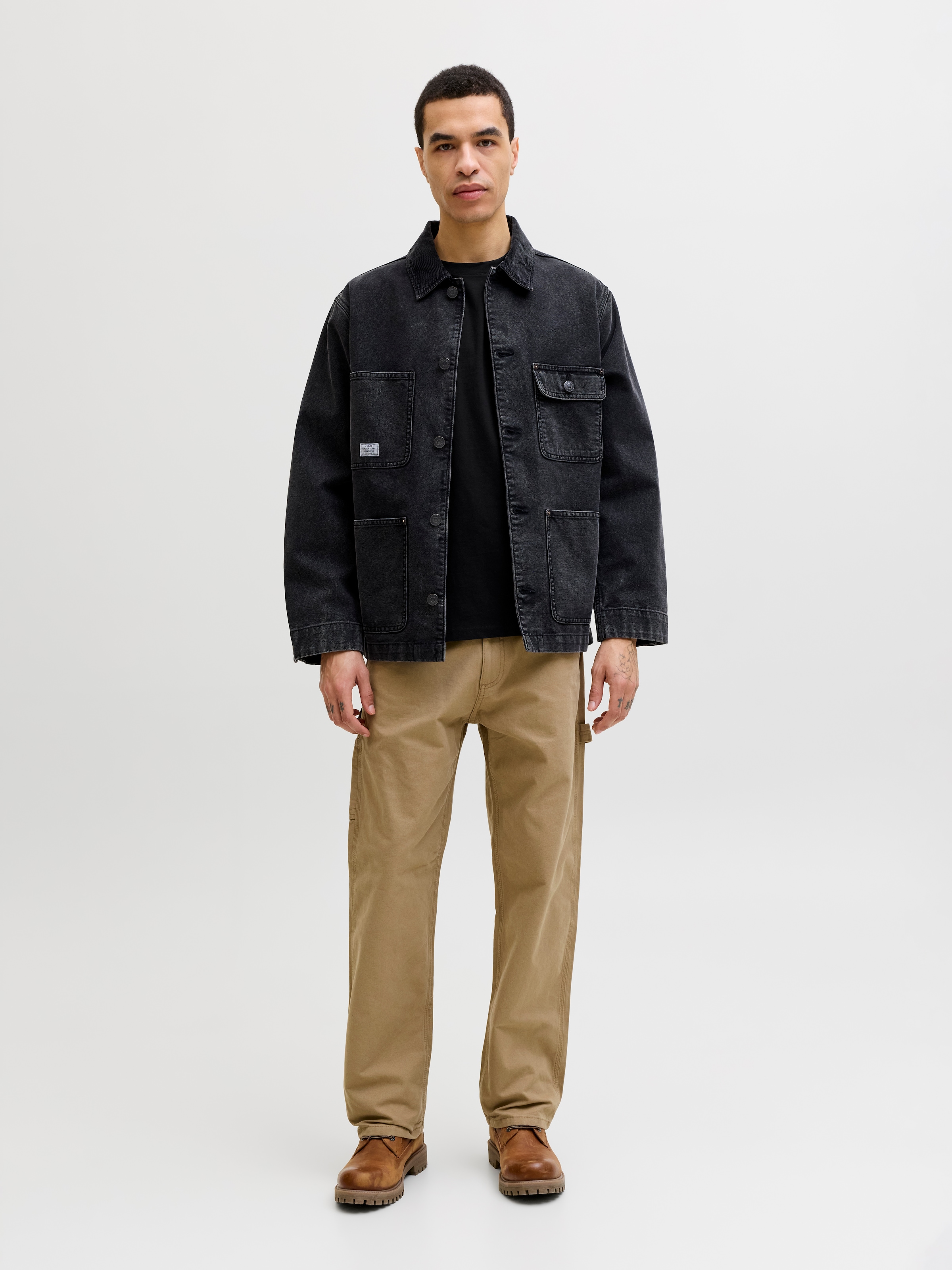 Jack & Jones Kurzarmshirt »JJEDOVER SLUB TEE SS NOOS« Baumwollmischung, relaxed fit