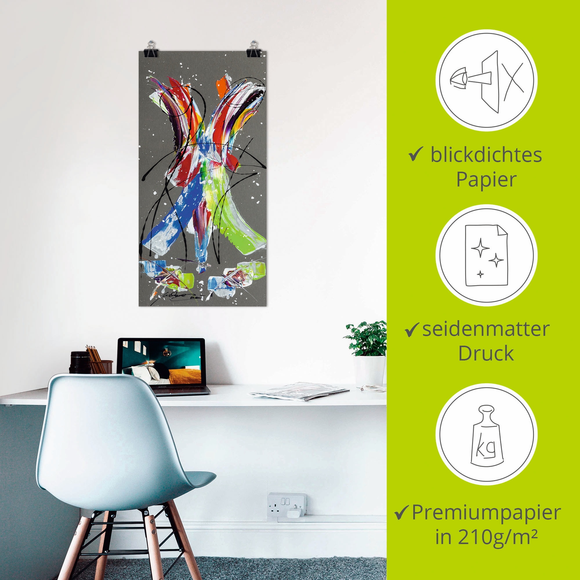 Artland Wandbild »Multikulturelle Begegnung«, Gegenstandslos, (1 St.), als Leinwandbild, Poster in verschied. Größen