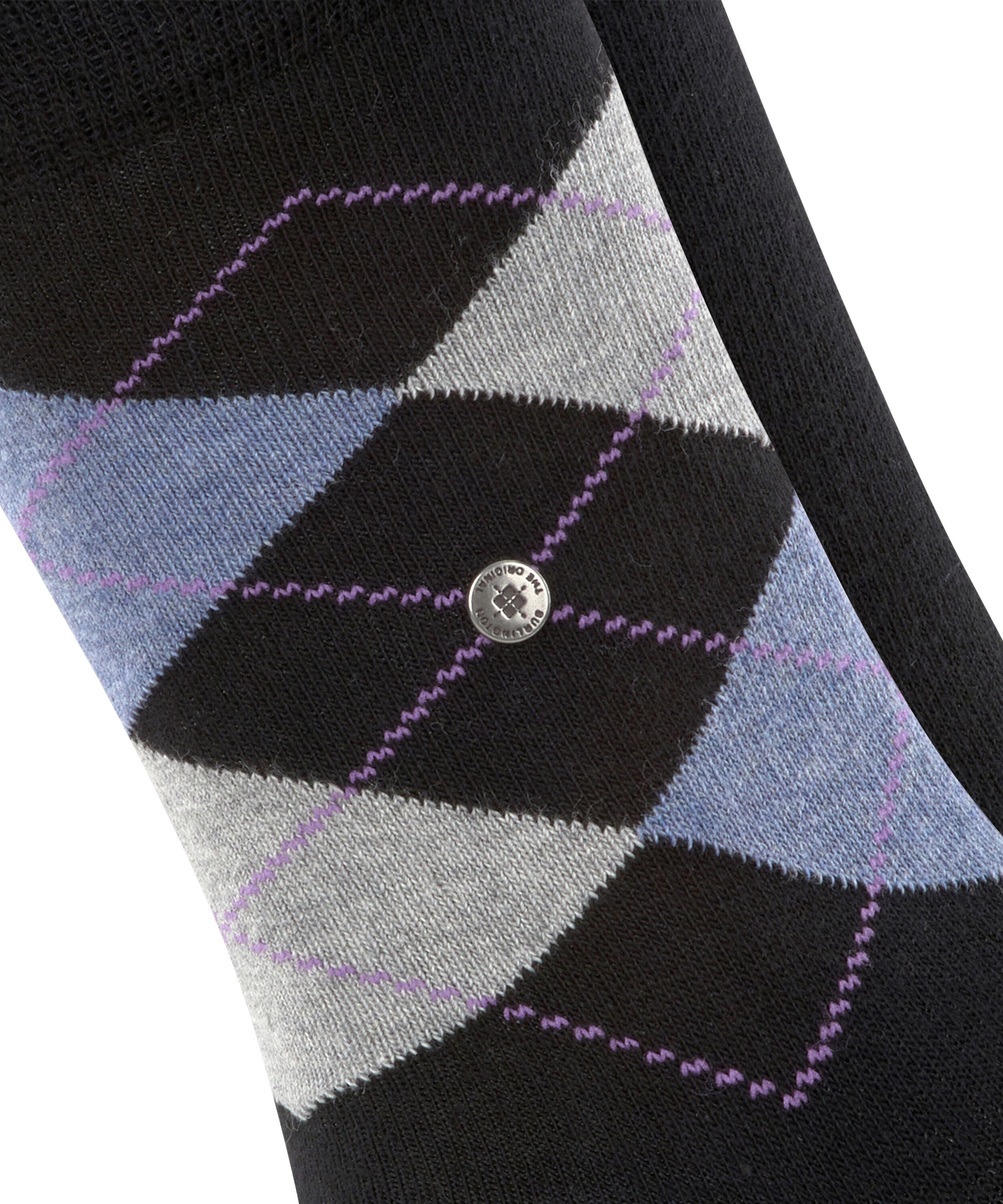 Burlington Socken »Everyday Mix« 2 Paar,  Einheitsgröße 36-41, unifarben und Argyle-Muster