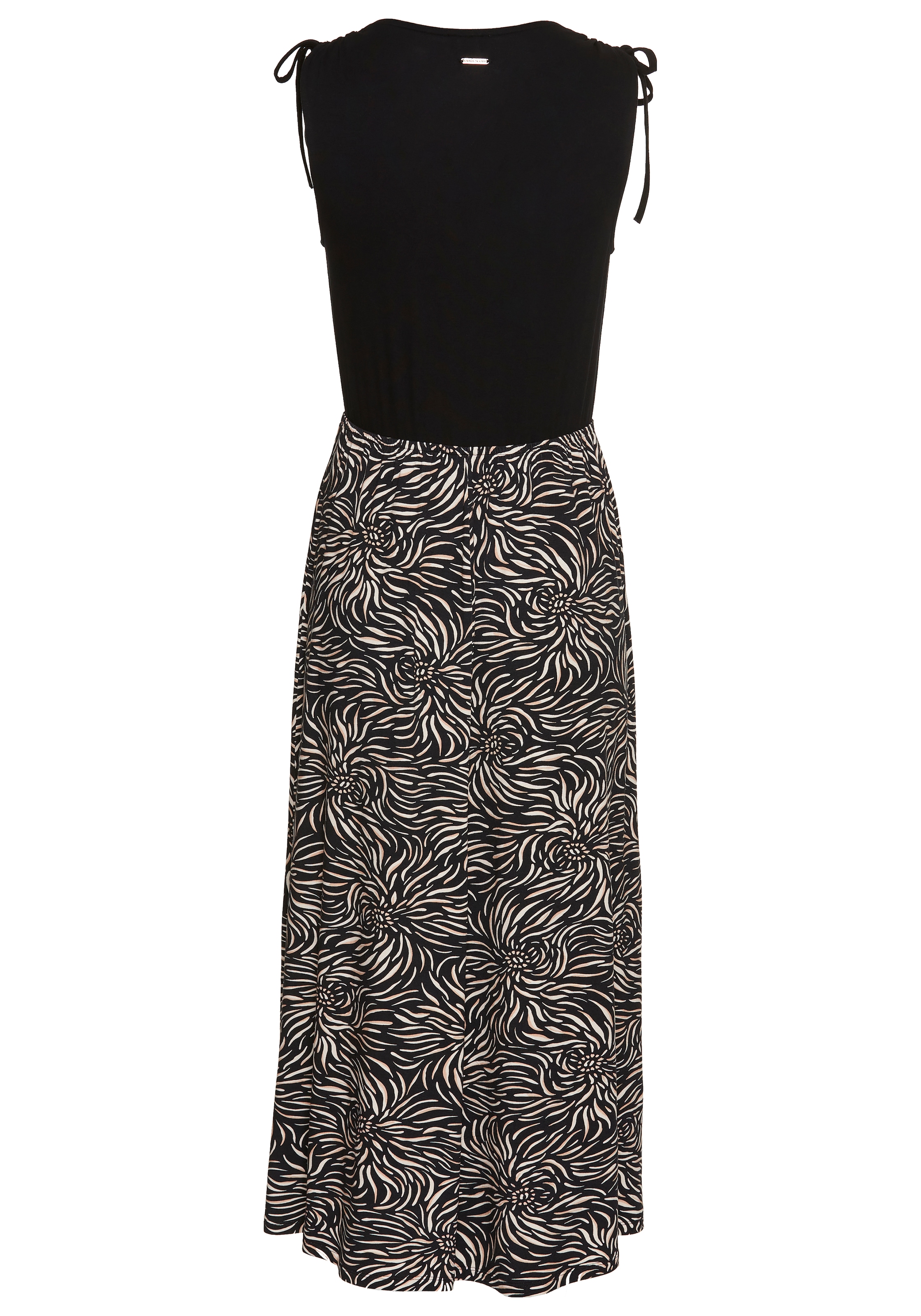 Laura Scott Sommerkleid, in 2in1-Optik, Oberteil in Wickeloptik & Raffung - NEUE KOLLEKTION