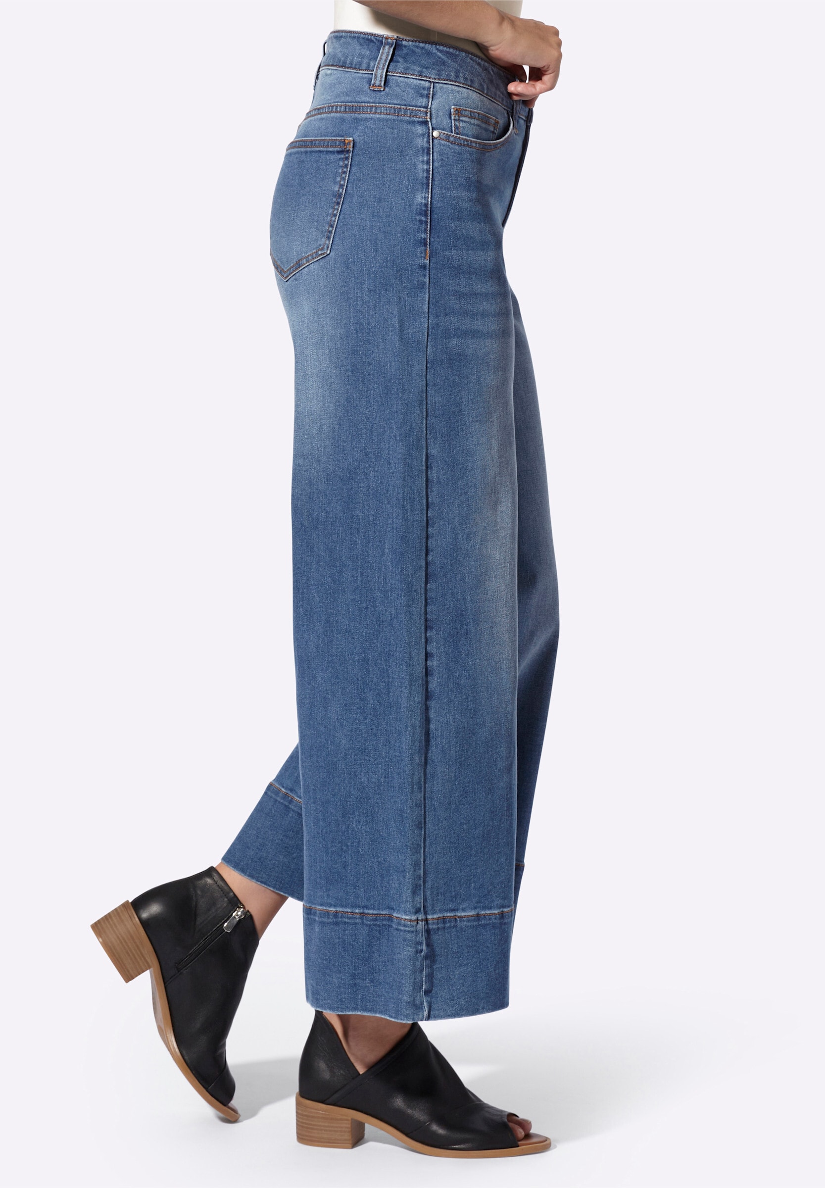 heine 5-Pocket-Jeans »Push-up-Jeans 5-Pocket-Jeans im Culotte-Schnitt«