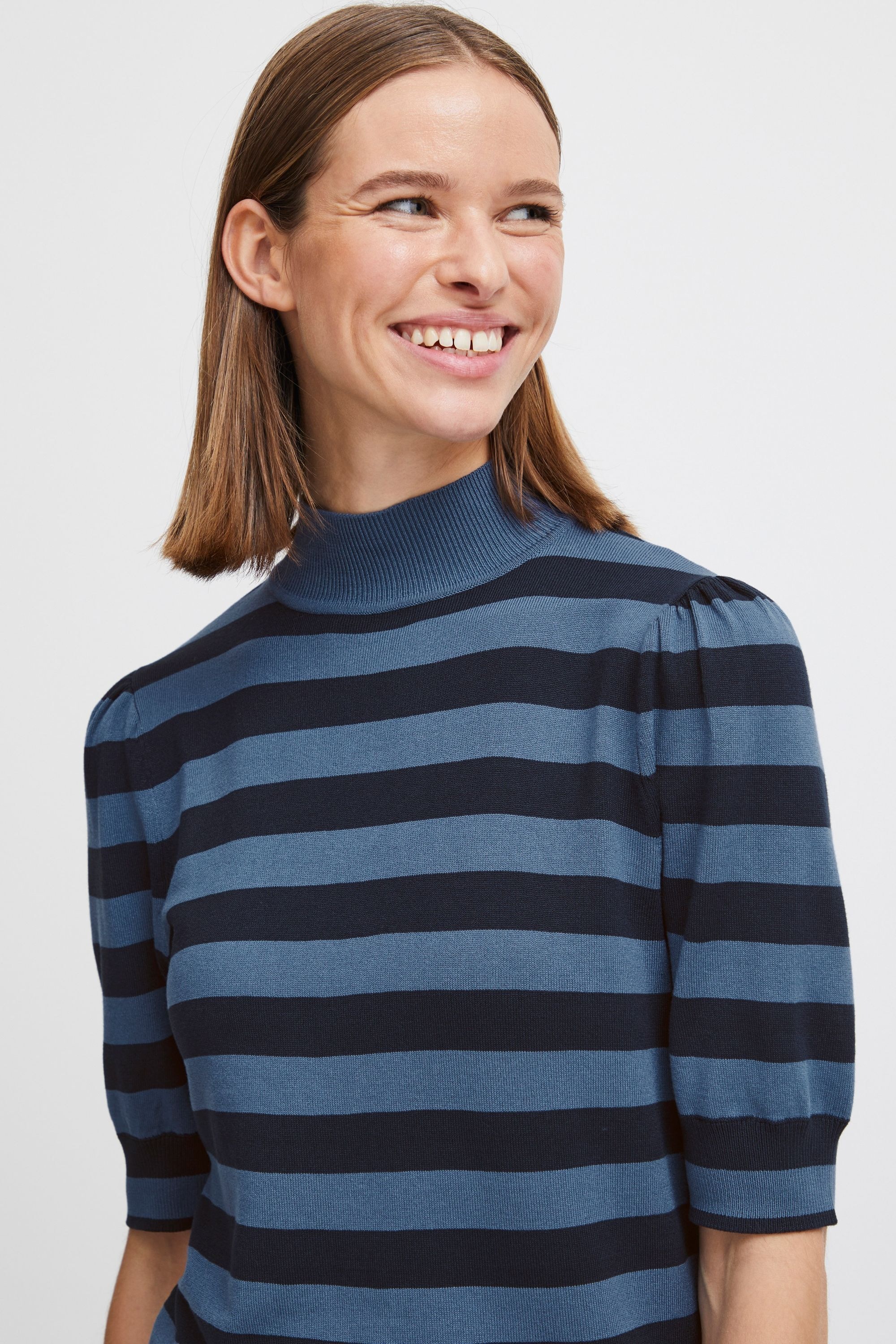 b.young Strickpullover »Strickpullover BYMMMORLA PUFF SLEEVE -«