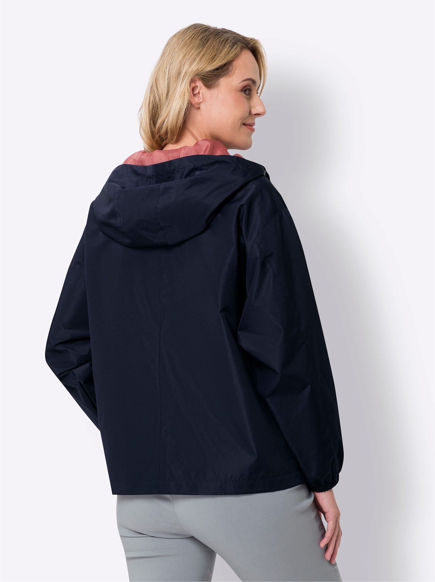 Classic Basics Langjacke, mit Kapuze